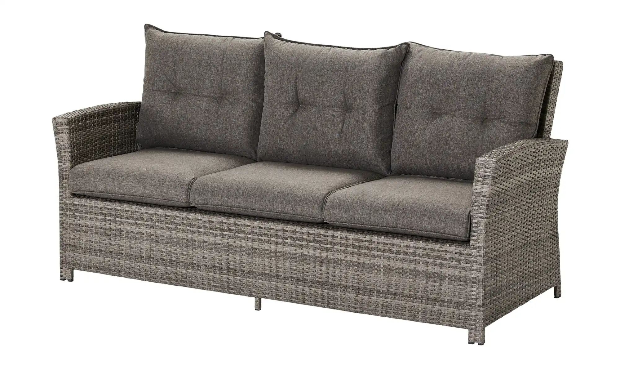 a casa mia Sofa, 3-Sitzer  Bregenz ¦ grau ¦ Maße (cm): B: 185 H: 88,5 T: 73 günstig online kaufen