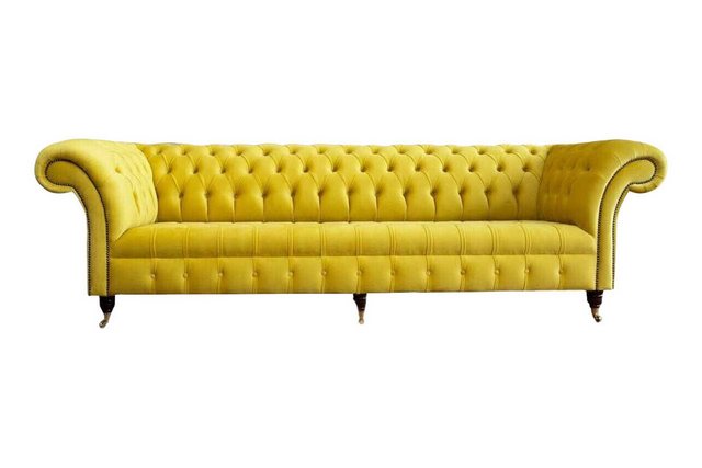 JVmoebel Sofa Sofa Viersitzer Chesterfield Design Sofas Möbel Wohnzimmer Co günstig online kaufen