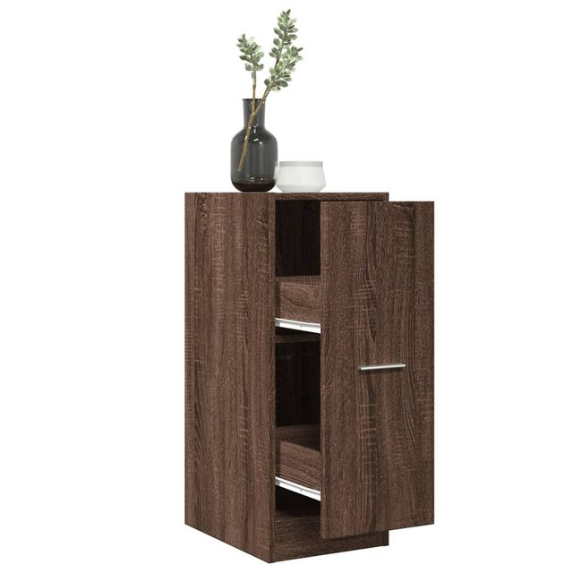 vidaXL Aktenschrank Apothekerschrank Braun Eichen-Optik 30x41x77,5 cm Spanp günstig online kaufen