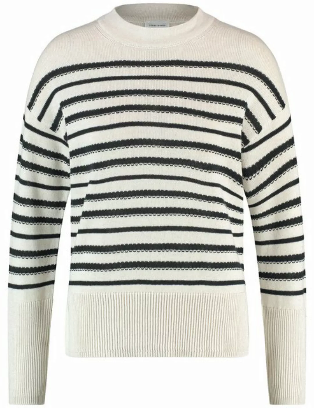 GERRY WEBER Rundhalspullover Nachhaltiger Strickpullover günstig online kaufen