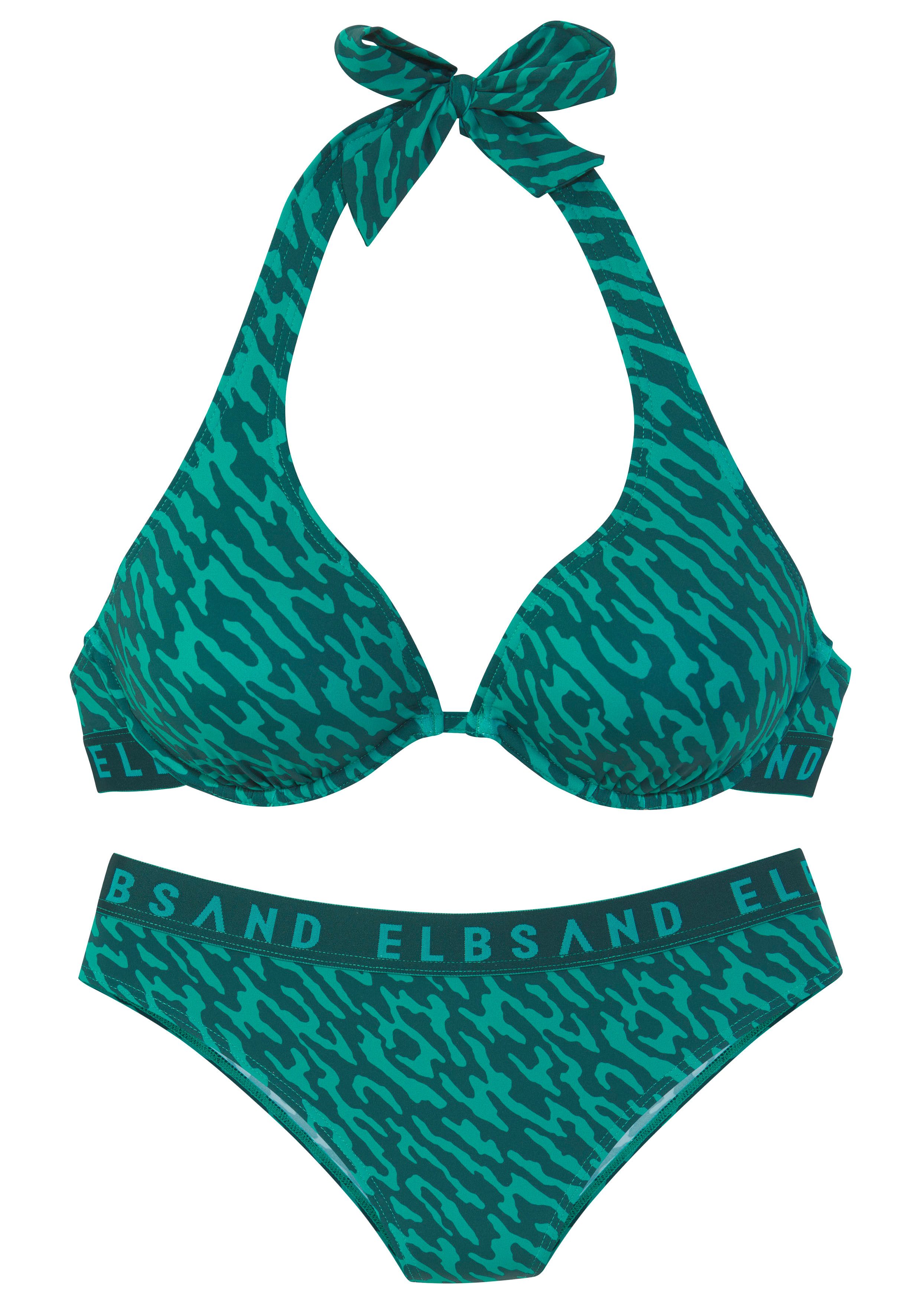 Elbsand Bügel-Bikini mit Markenschriftzug günstig online kaufen