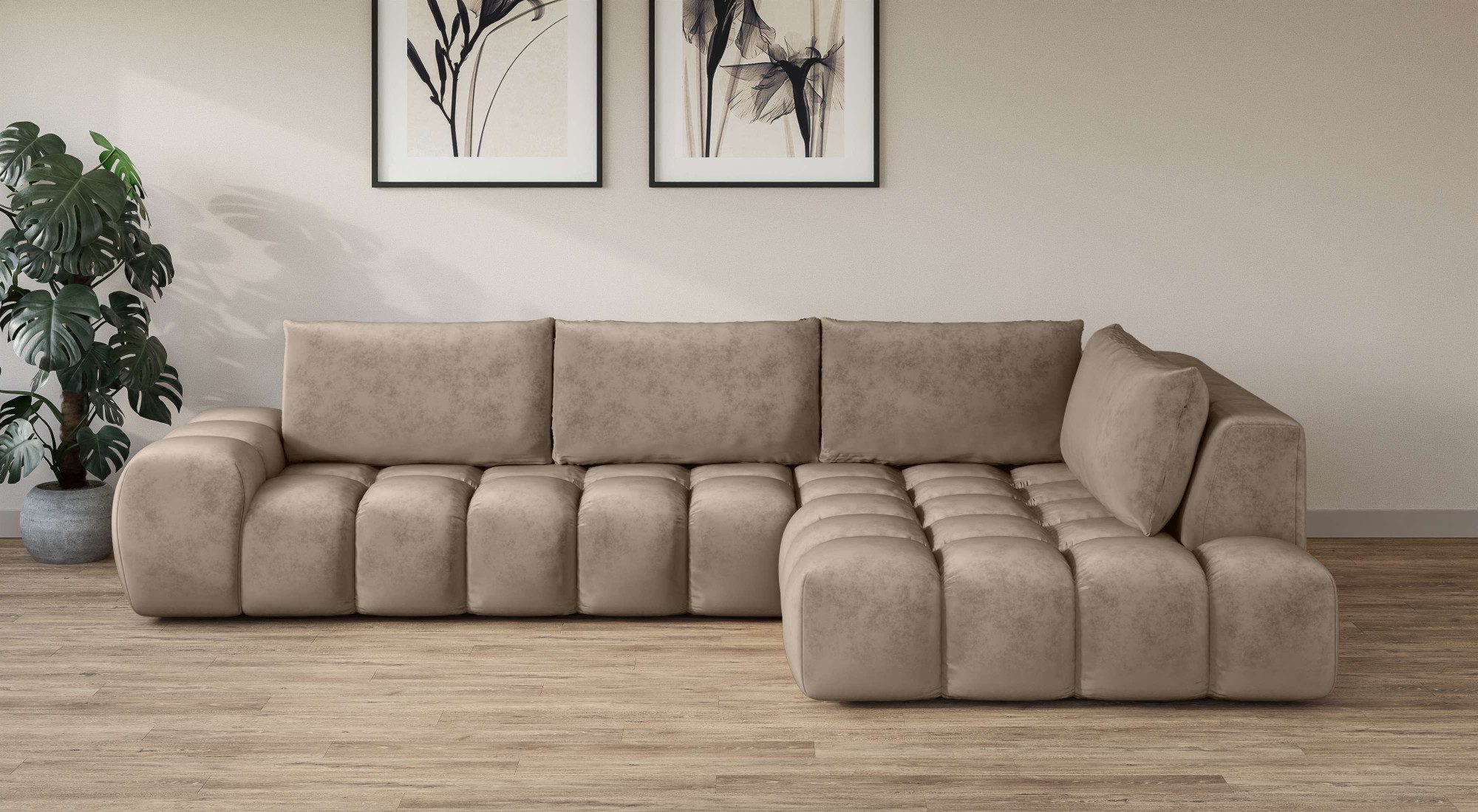 INOSIGN Ecksofa AZITA klein, L-Form, elegant günstig online kaufen