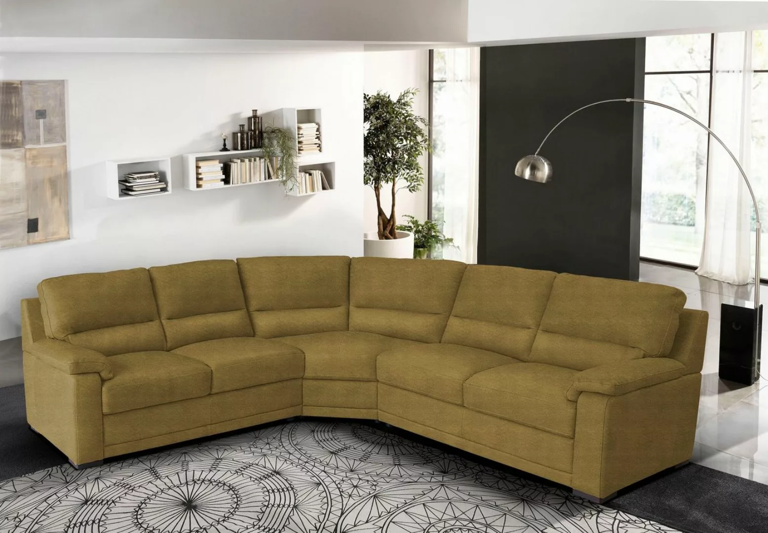 Egoitaliano Ecksofa "Doris, modernes Designerecksofa in hochwertigen Microf günstig online kaufen