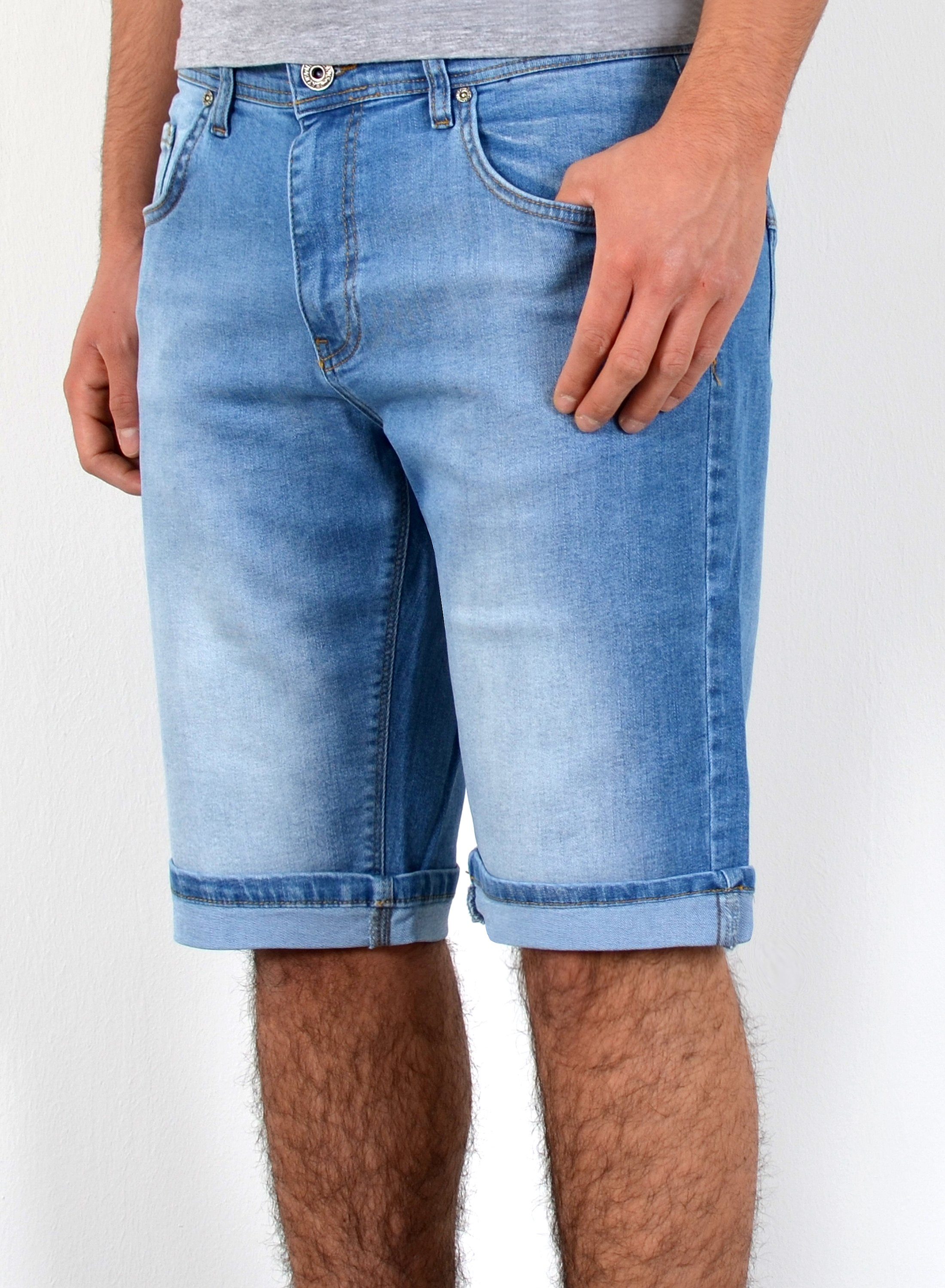 ESRA Jeansshorts Herren Jeans Shorts Hose günstig online kaufen