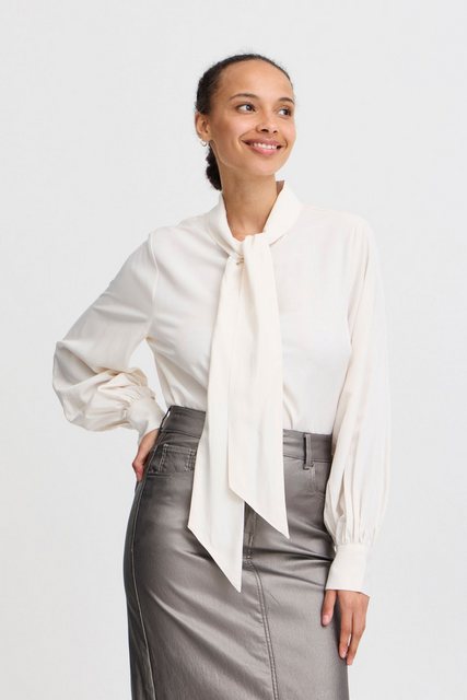 b.young Langarmbluse BYHANYO BOW SHIRT - verspielte Bluse günstig online kaufen