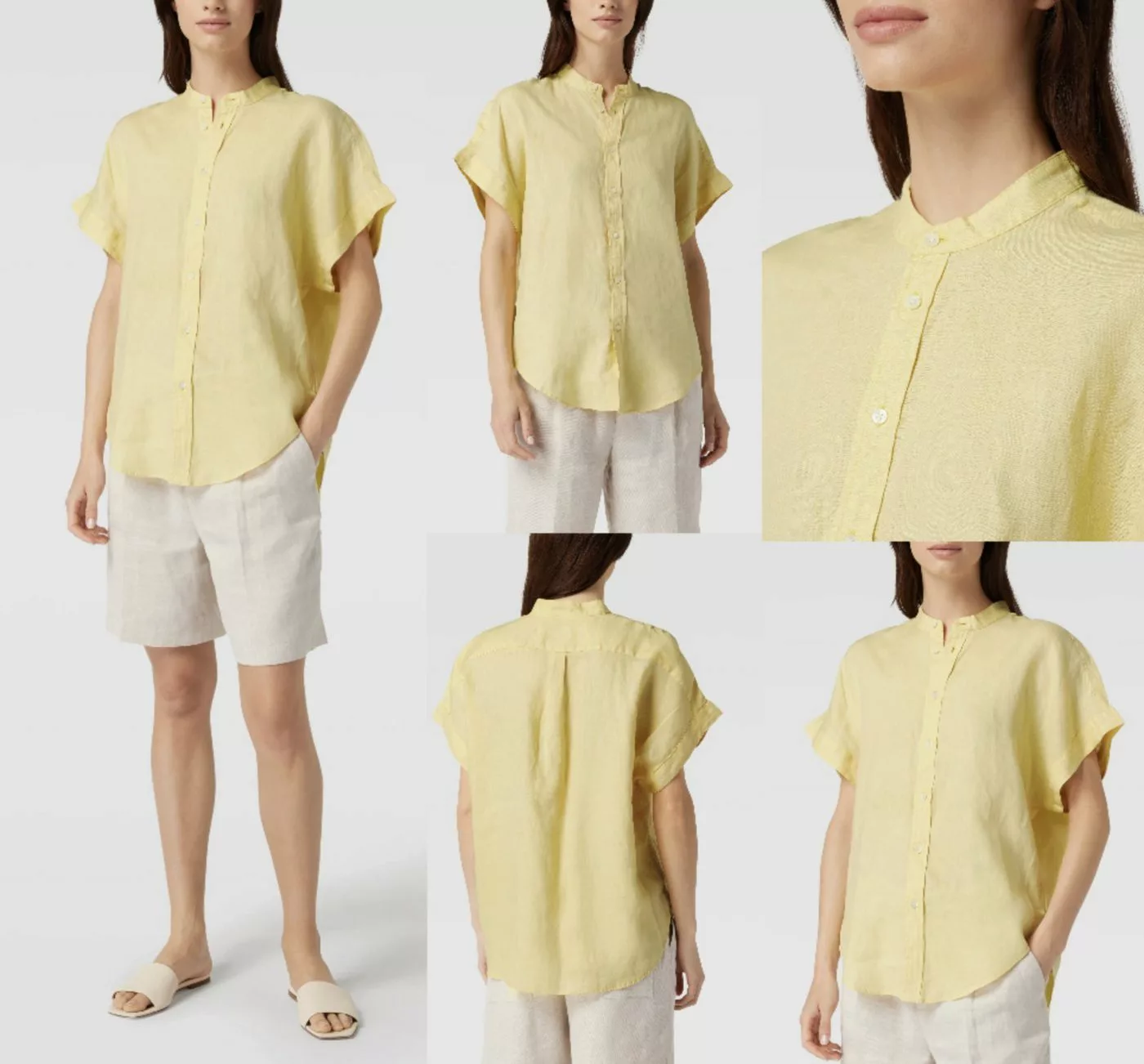 Ralph Lauren Blusentop POLO RALPH LAUREN Linen Blouse Shirt Leinen-Bluse He günstig online kaufen