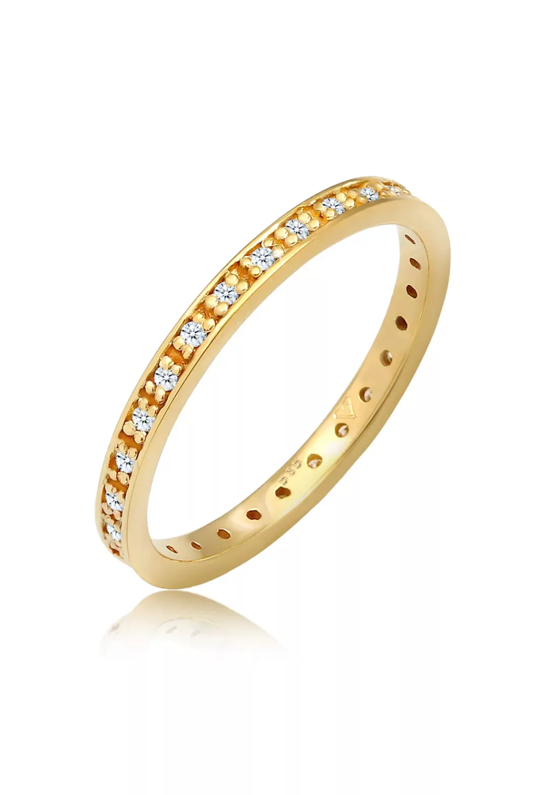 Elli DIAMONDS Verlobungsring "Verlobungsring Diamant (0.14 ct) 585 Gelbgold günstig online kaufen