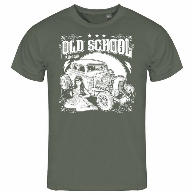 deinshirt Print-Shirt Herren T-Shirt Old School lifestyle Funshirt mit Moti günstig online kaufen