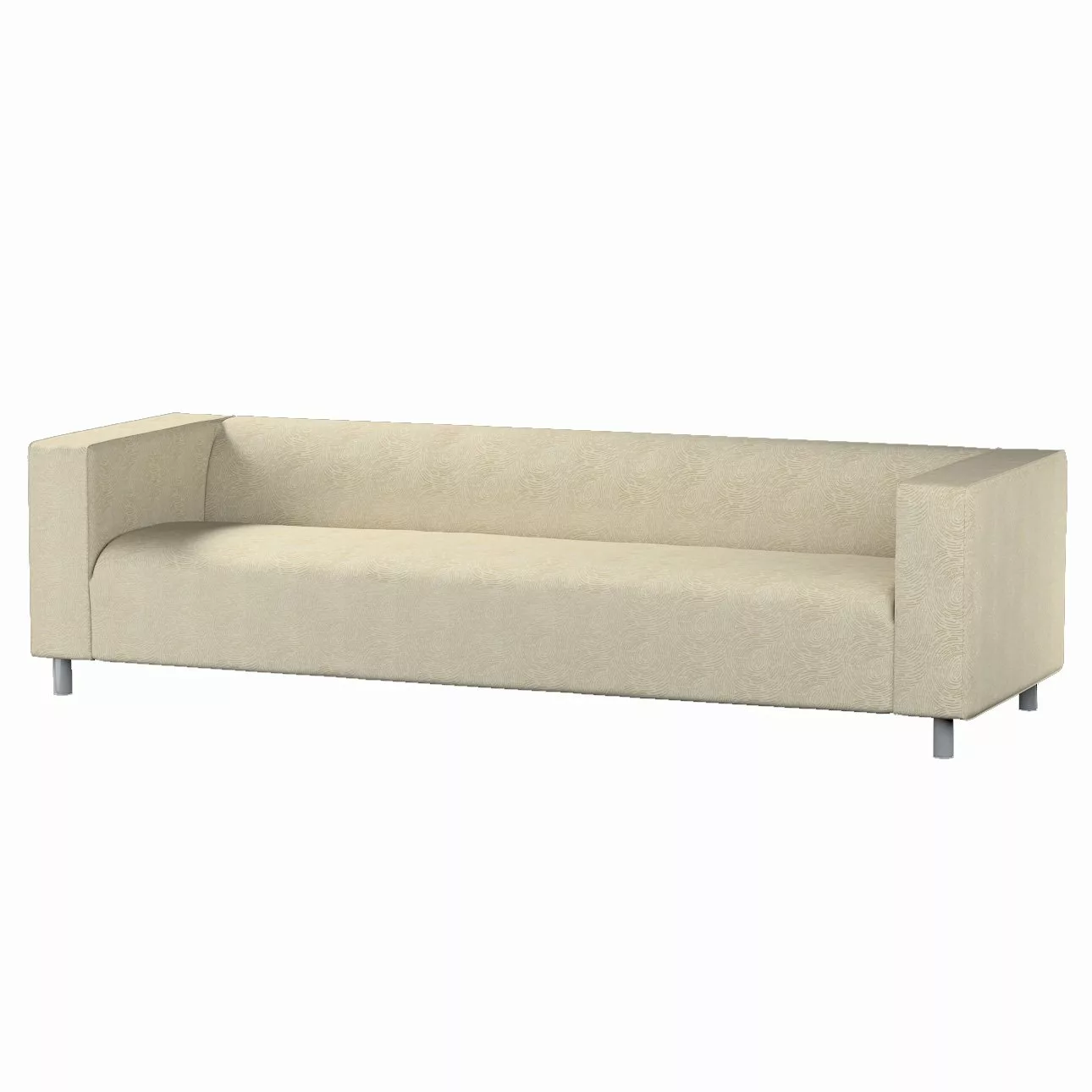 Bezug für Klippan 4-Sitzer Sofa, beige-golden, Bezug für Klippan 4-Sitzer, günstig online kaufen