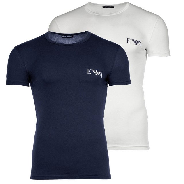 Emporio Armani T-Shirt "T-Shirt BOLD MONOGRAM 2er Pack" günstig online kaufen