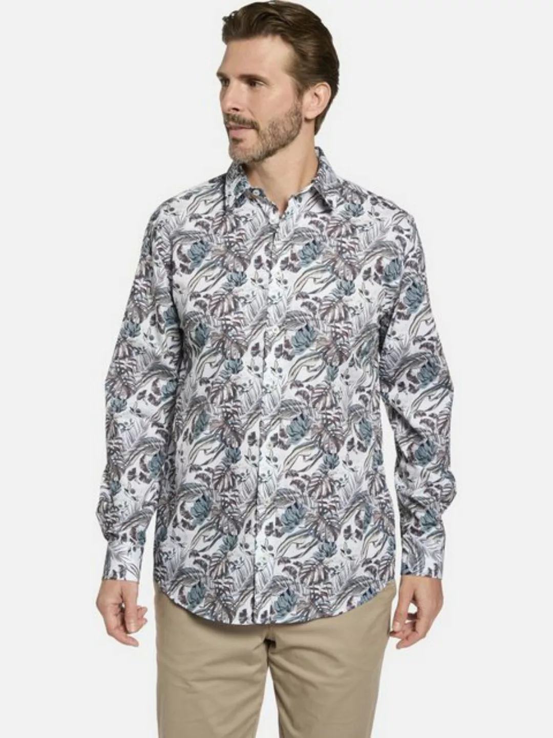 Babista Langarmhemd MARZIMO in stilvollem Muster günstig online kaufen