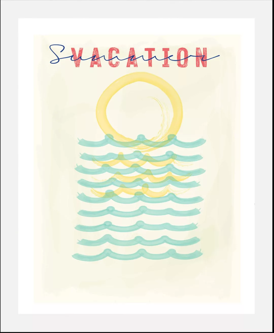 queence Bild "Vacation", Schriftzüge, (1 St.) günstig online kaufen