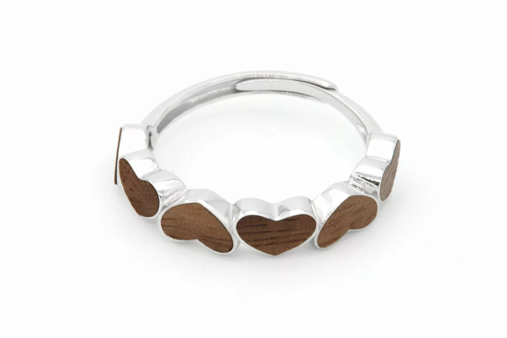 NaturSchatulle Fingerring Love Hearts (Holz & günstig online kaufen
