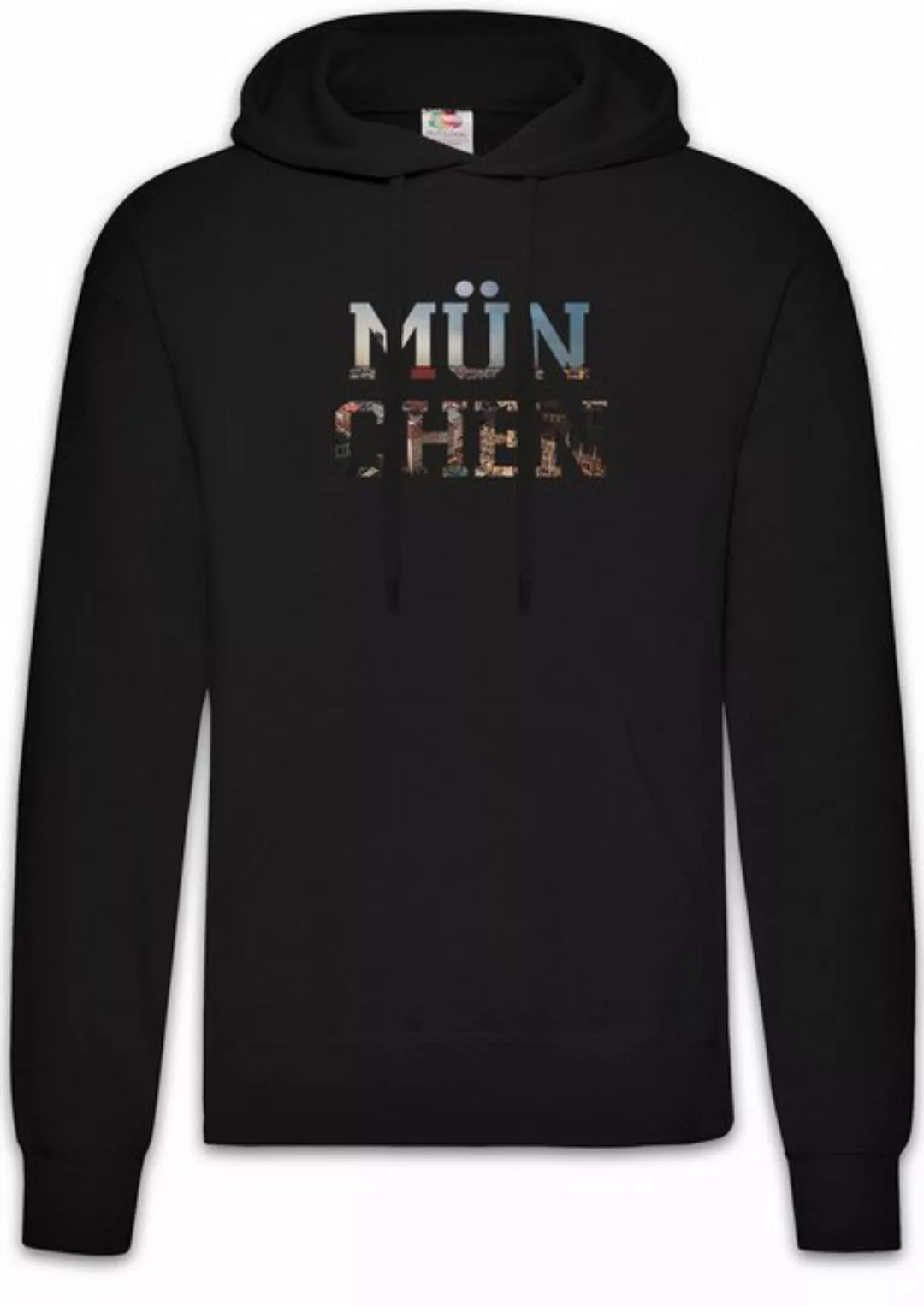 Urban Backwoods Hoodie München Herren Hoodie Munich Bayern Bavaria Skyline günstig online kaufen