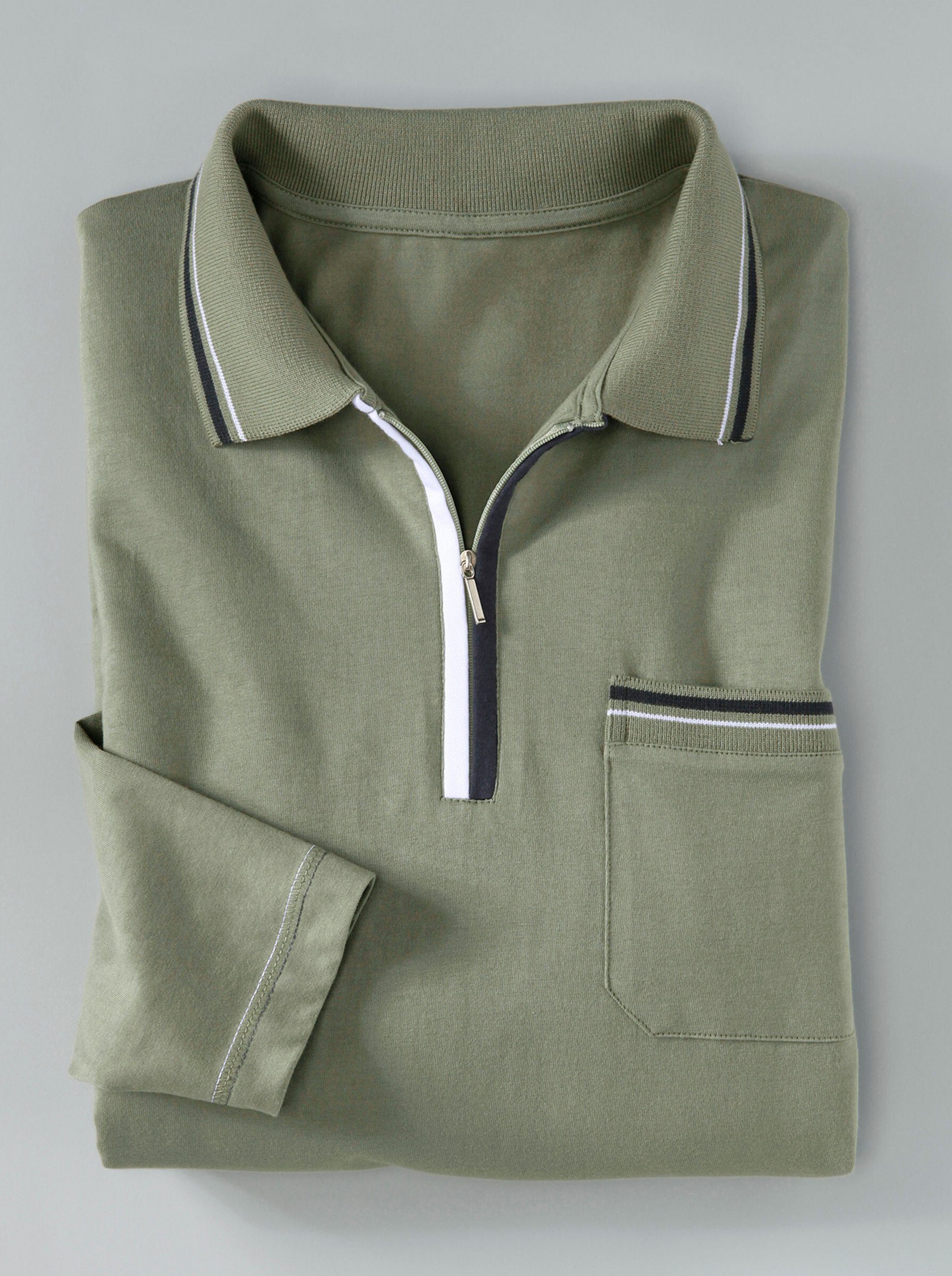 Classic Langarm-Poloshirt "Poloshirt", (1 tlg.) günstig online kaufen