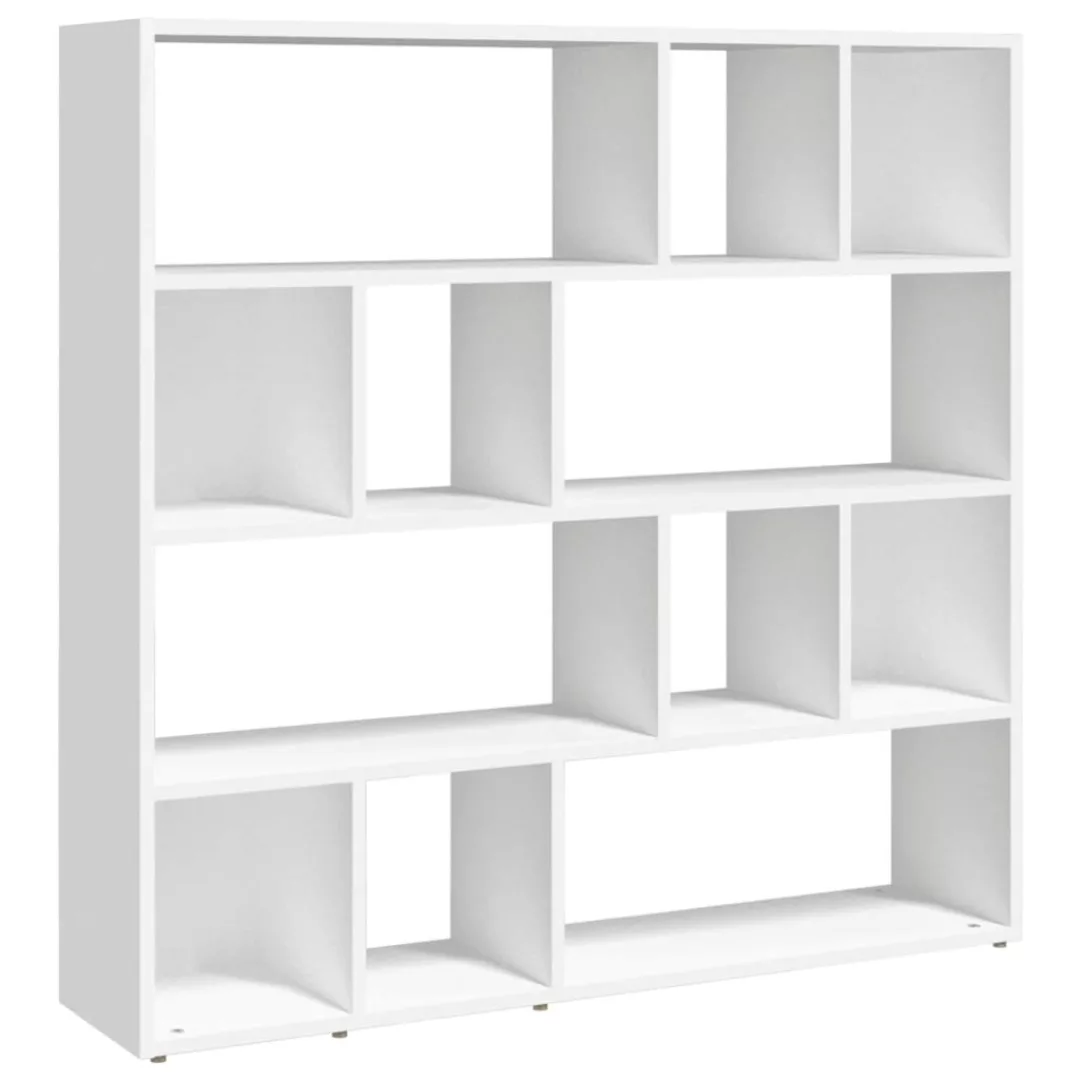 Vidaxl Bücherregal/raumteiler Weiß 105x24x102 Cm günstig online kaufen