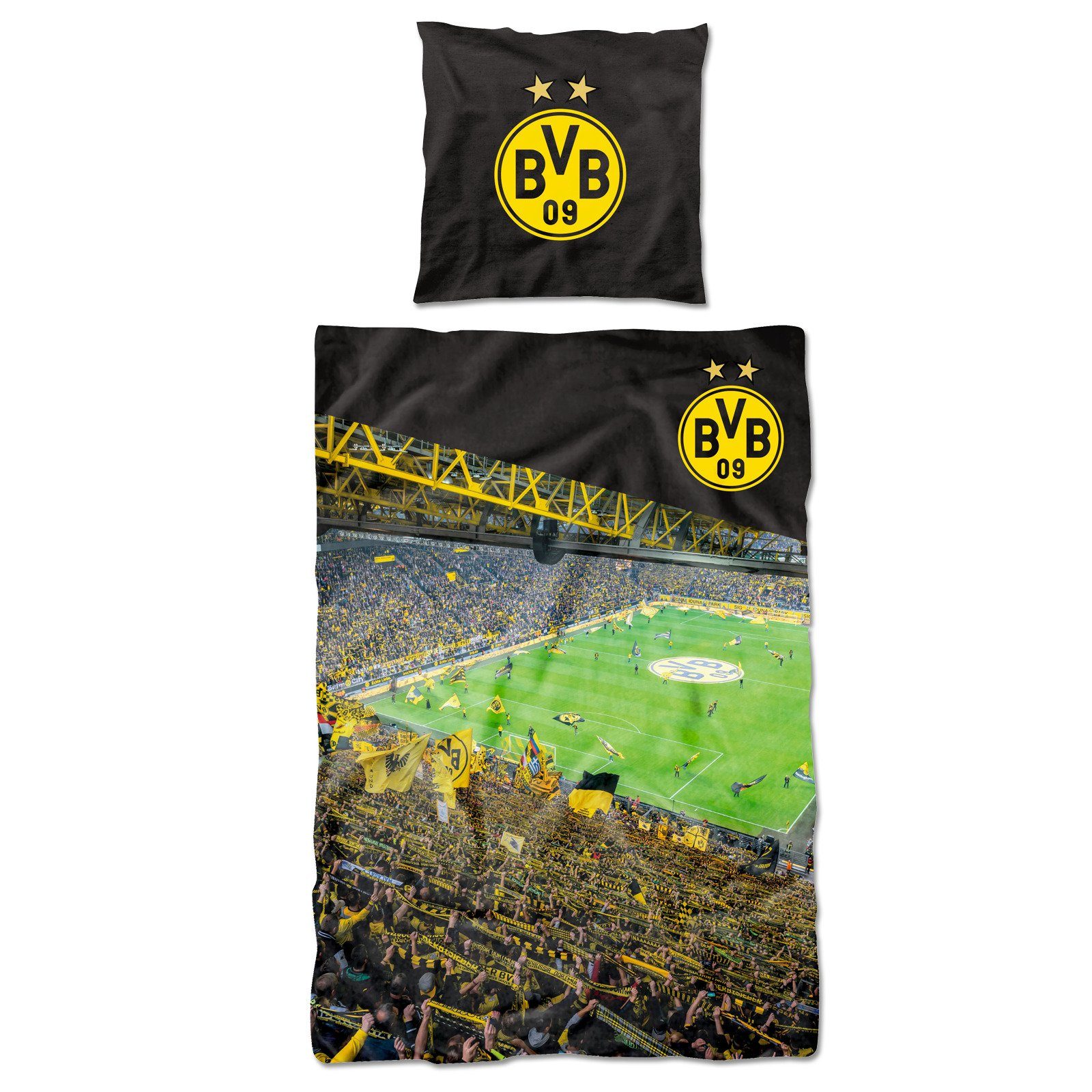 BVB Bettwäsche BVB-Bettwäsche Südtribüne (135 x günstig online kaufen