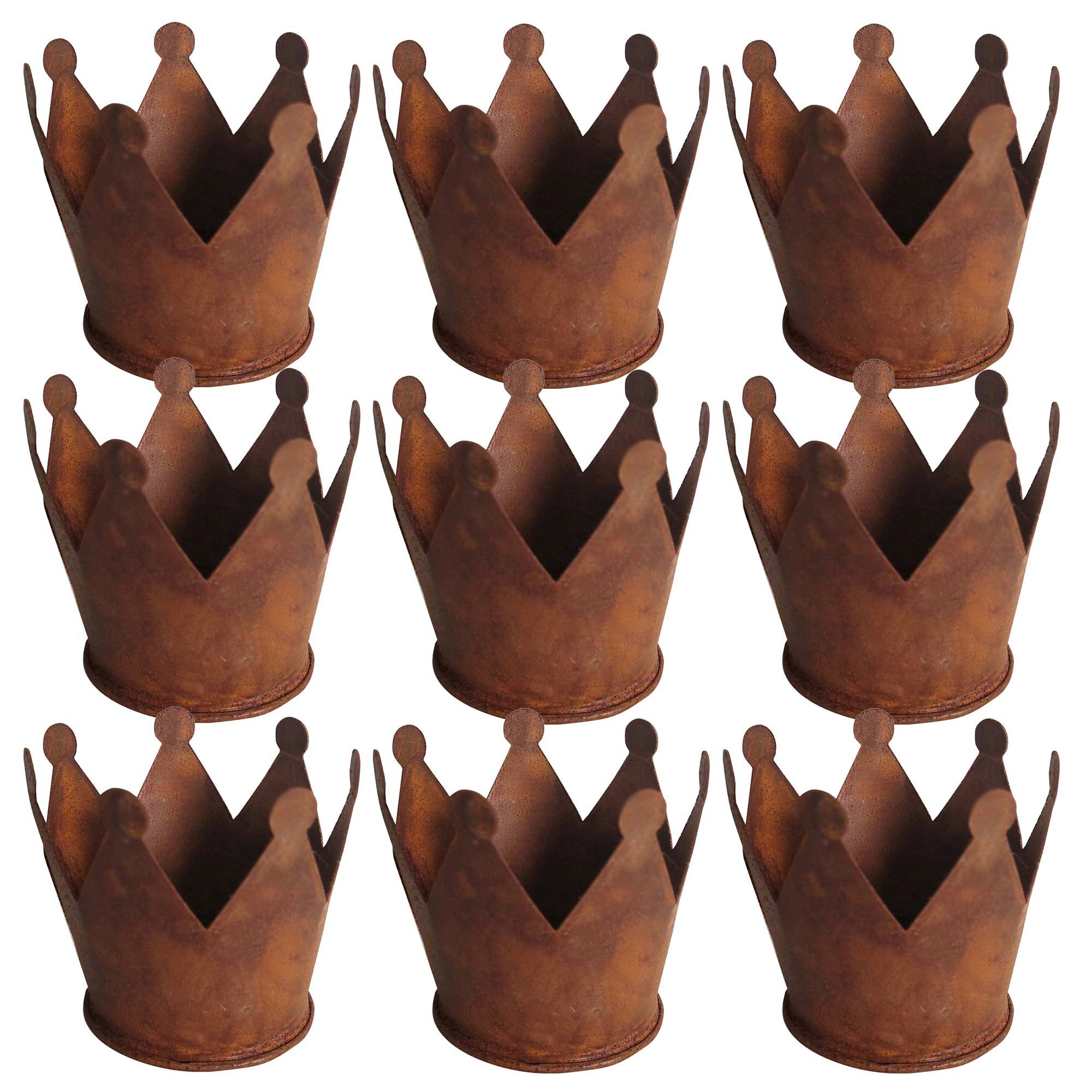 UNUS GARDEN Dekofigur Krone Zink Rost günstig online kaufen