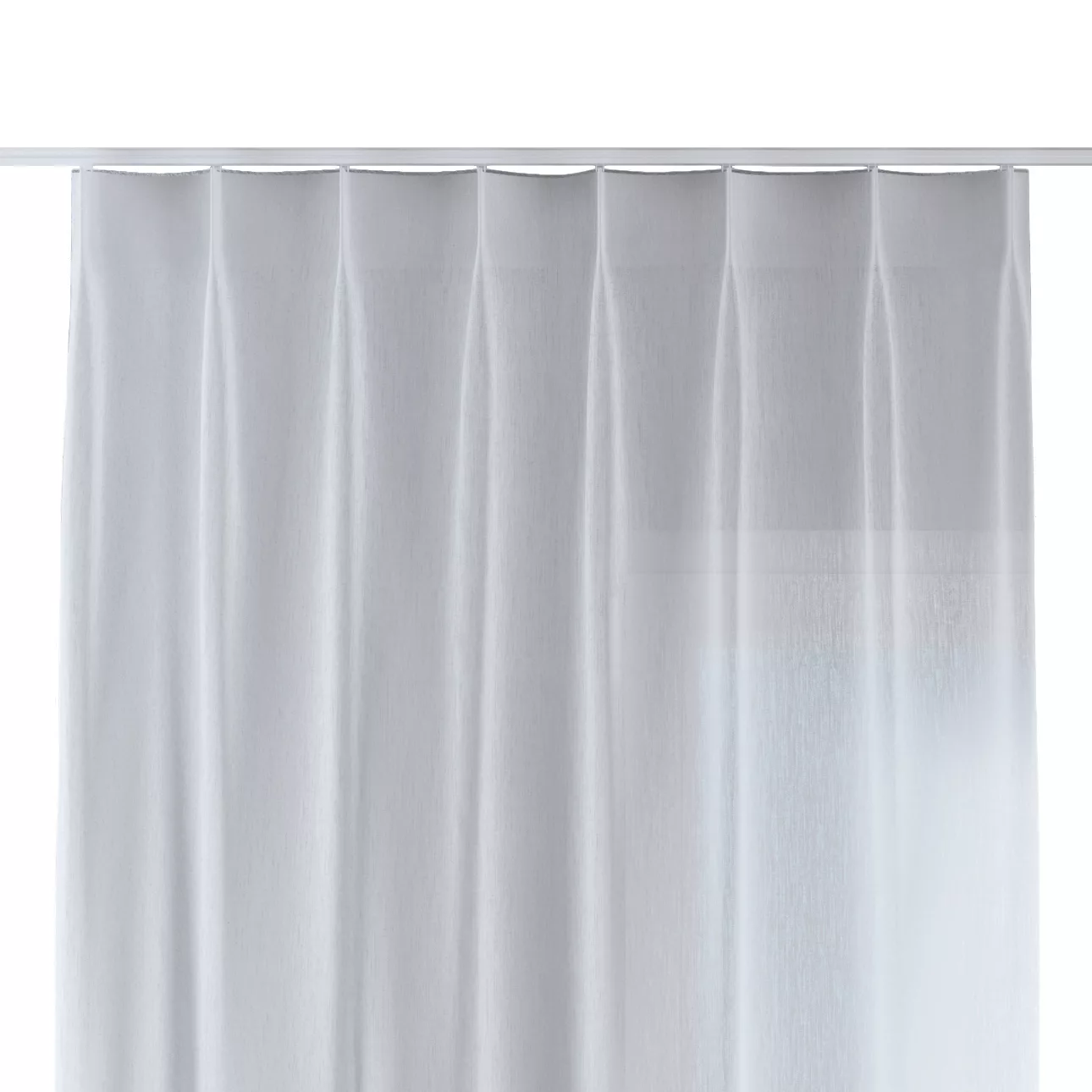 Vorhang mit flämischen 1-er Falten, weiß, Delicate Premium (144-57) günstig online kaufen