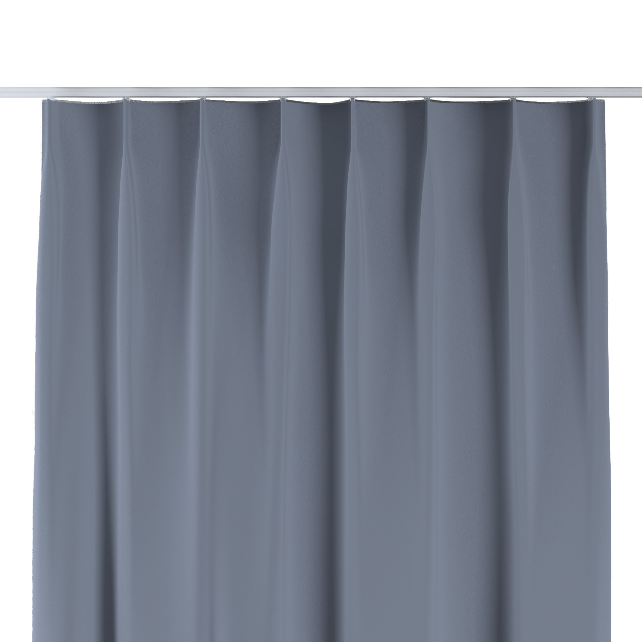 Vorhang mit flämischen 1-er Falten, dunkelgrau, Blackout 300 cm (269-41) günstig online kaufen