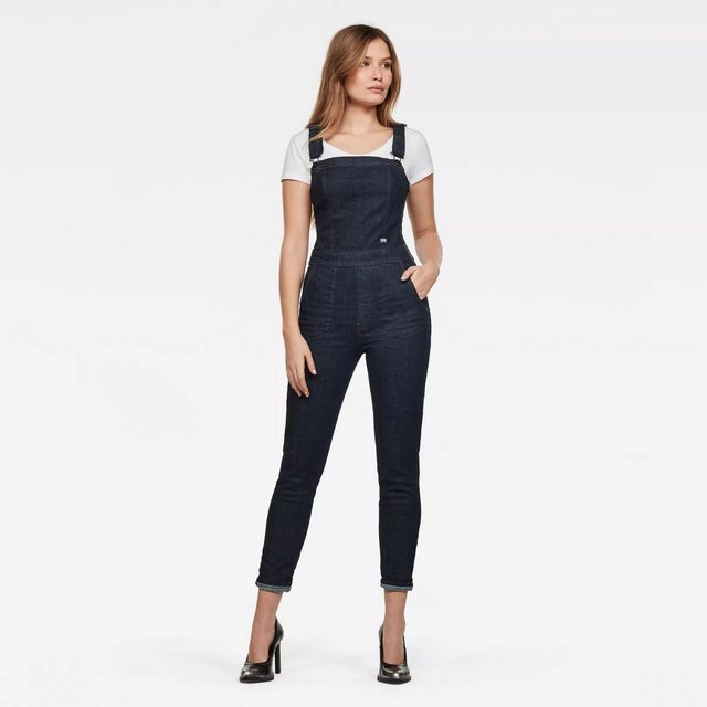 G-STAR Jumpsuit Damen Blau Denim Eyevi Slim Jumpsuit Womens 3D Raw Denim Gr günstig online kaufen