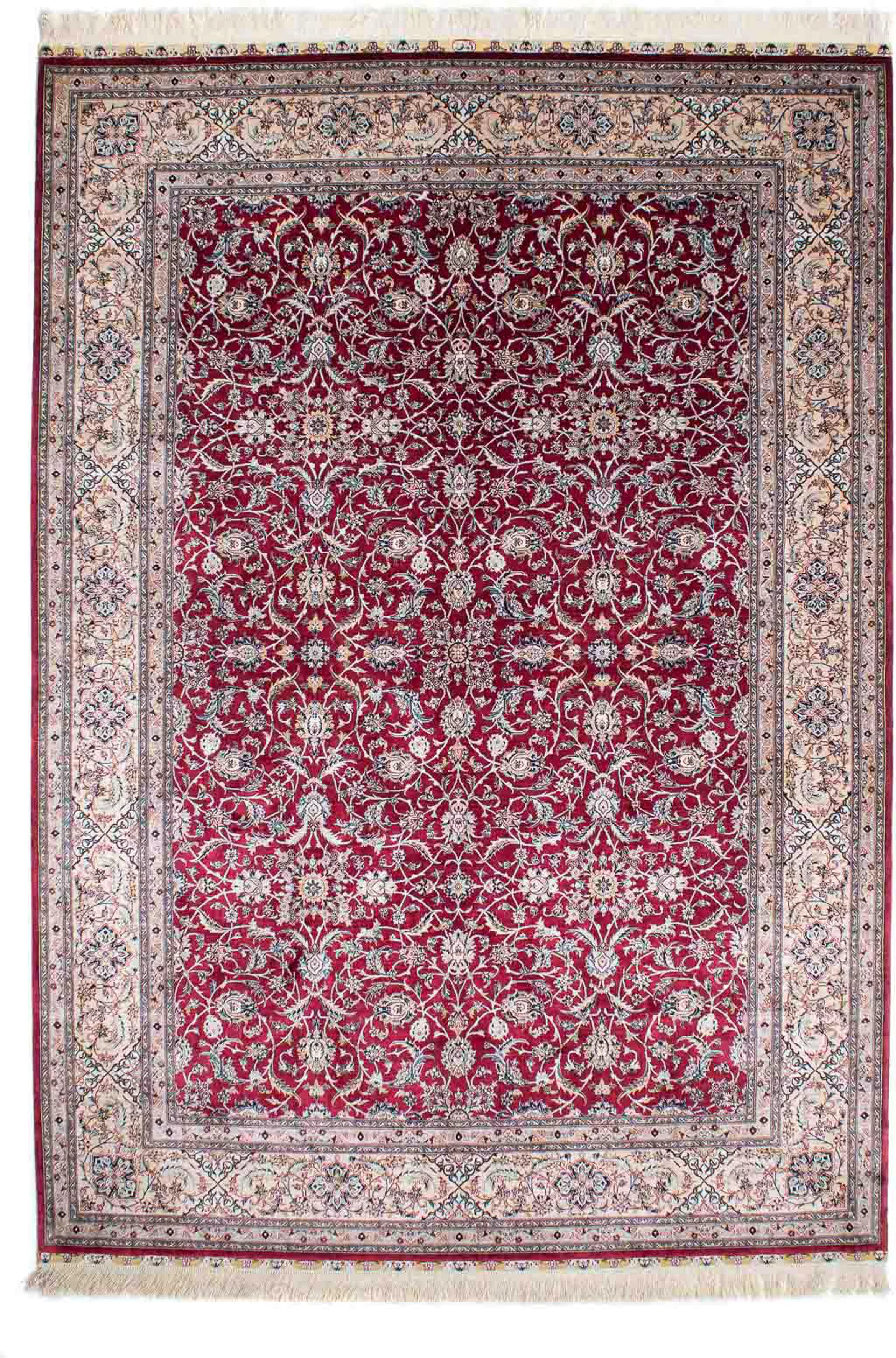 morgenland Orientteppich »Hereke - 246 x 170 cm - dunkelrot«, rechteckig, 3 günstig online kaufen