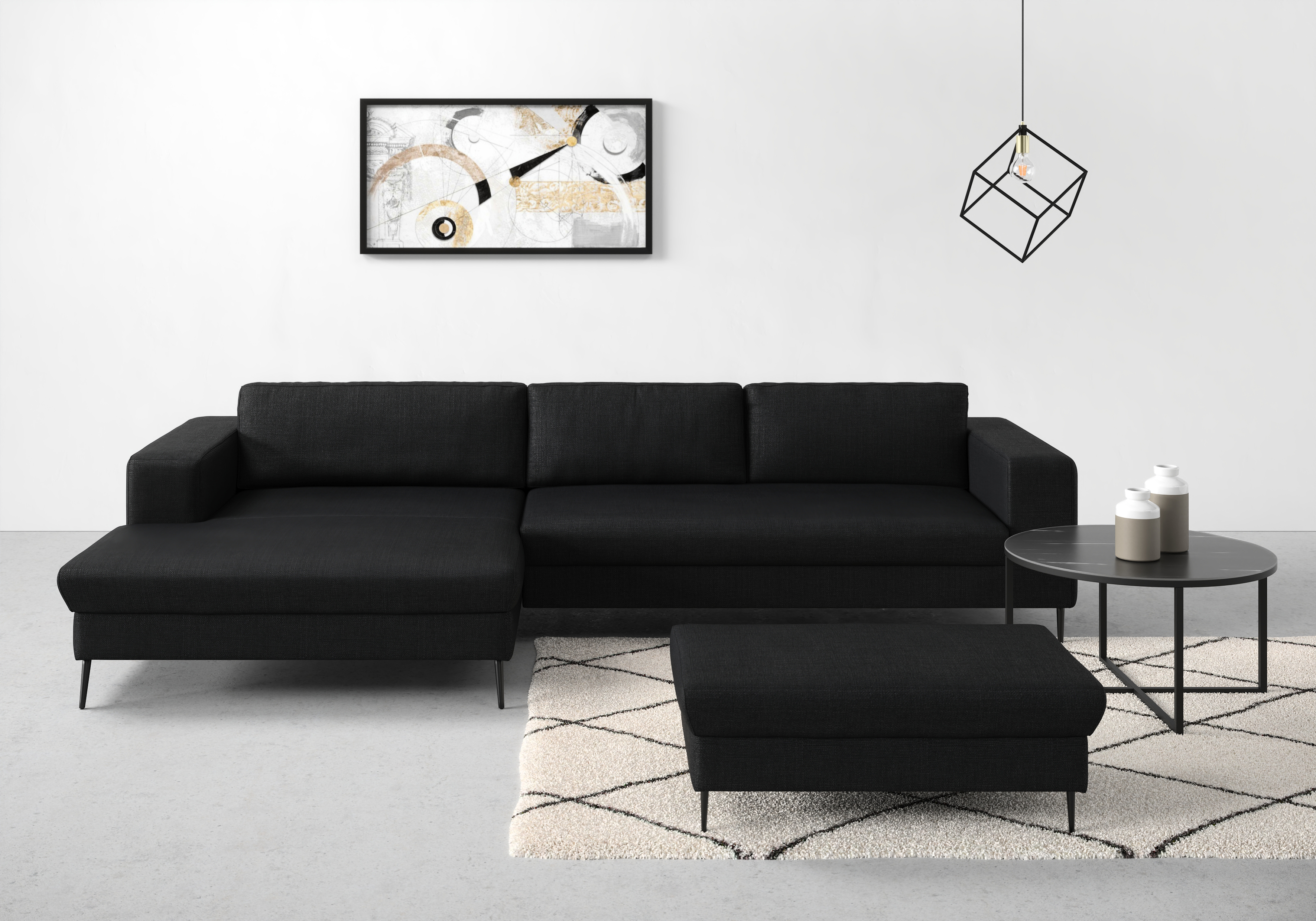 DOMO collection Ecksofa »Modica, zeitlos und elegant, L-Form«, moderne Opti günstig online kaufen