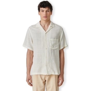 Portuguese Flannel  Hemdbluse Grain Shirt - White günstig online kaufen