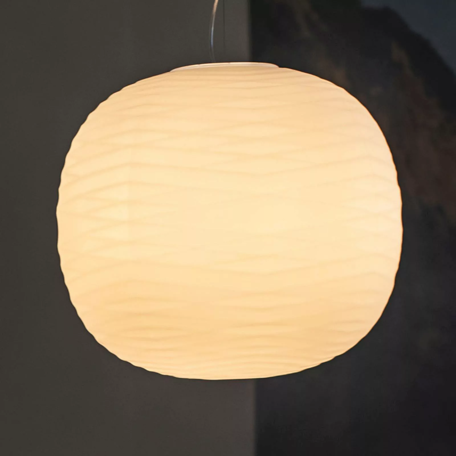 Foscarini Gem E27-LED-Hängeleuchte aus Glas günstig online kaufen