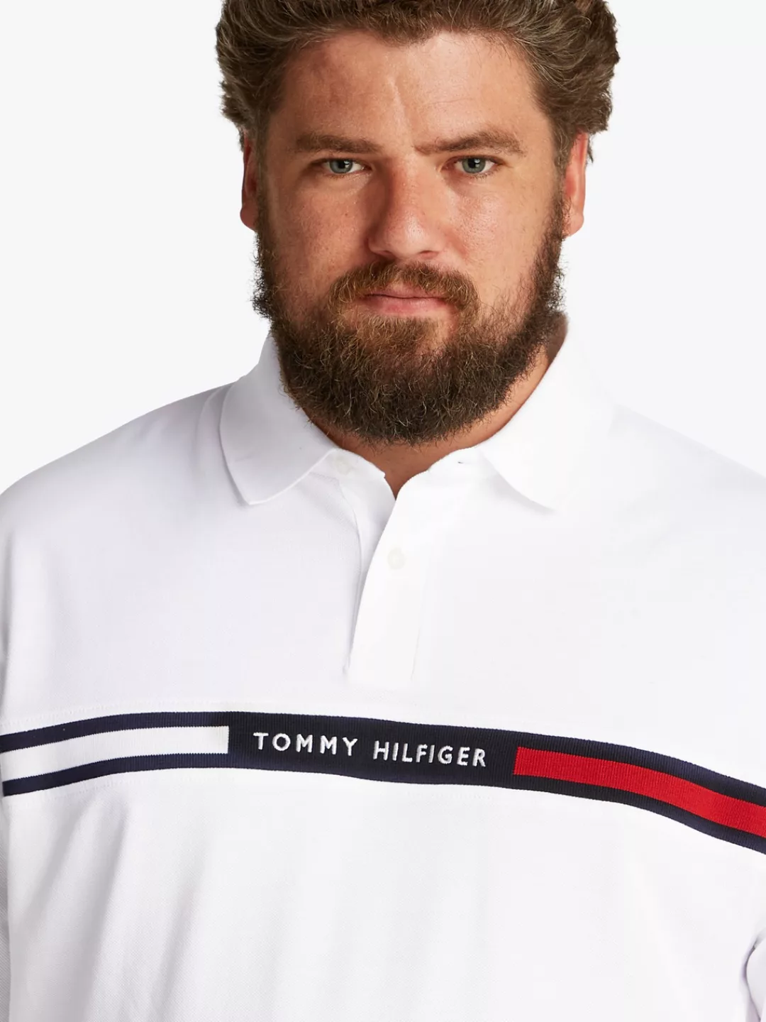 Tommy Hilfiger Big & Tall Poloshirt BT-HILFIGER CHEST INSERT REG -B in Groß günstig online kaufen