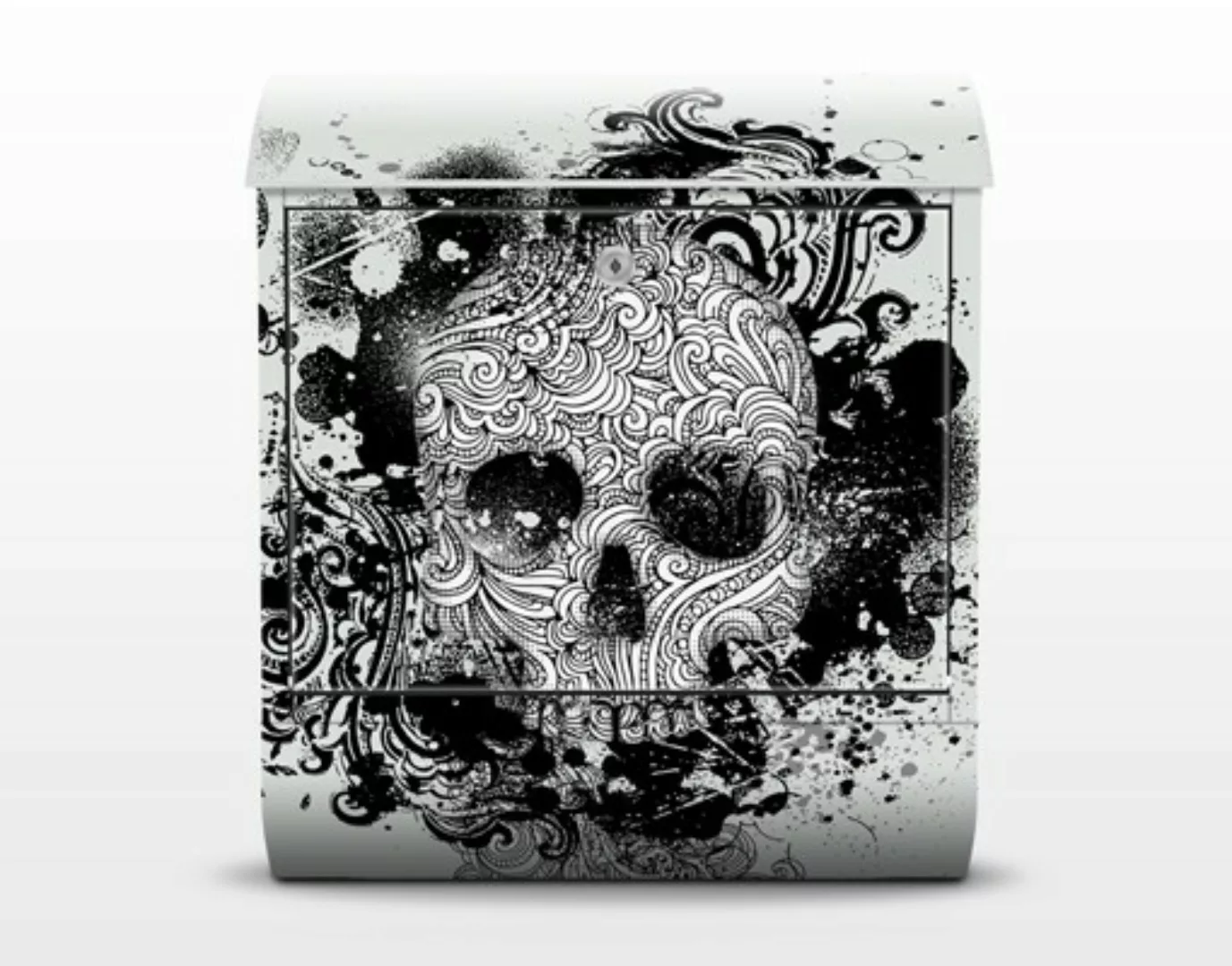 Briefkasten Kunstdruck Skull günstig online kaufen