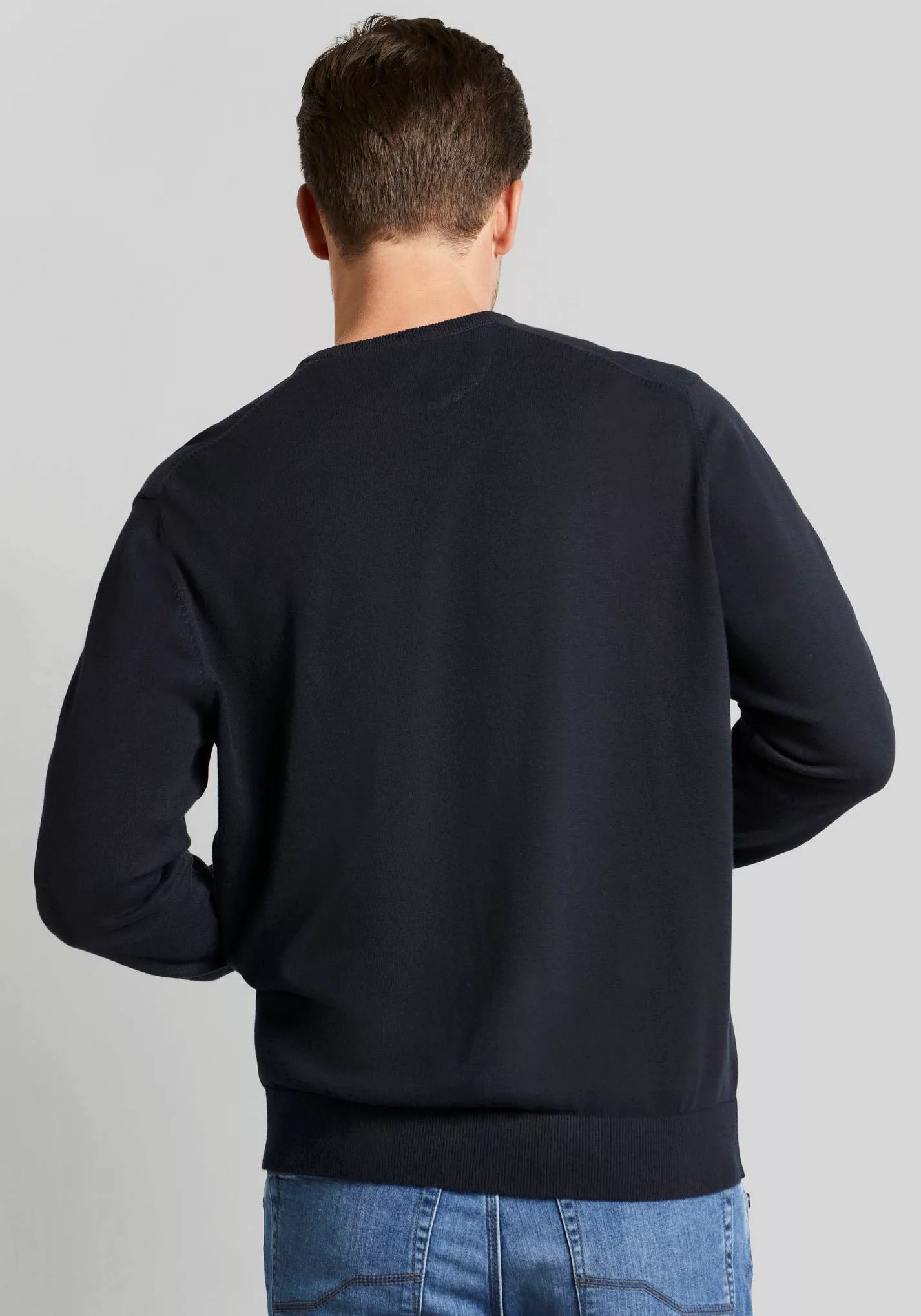 bugatti V-Ausschnitt-Pullover günstig online kaufen