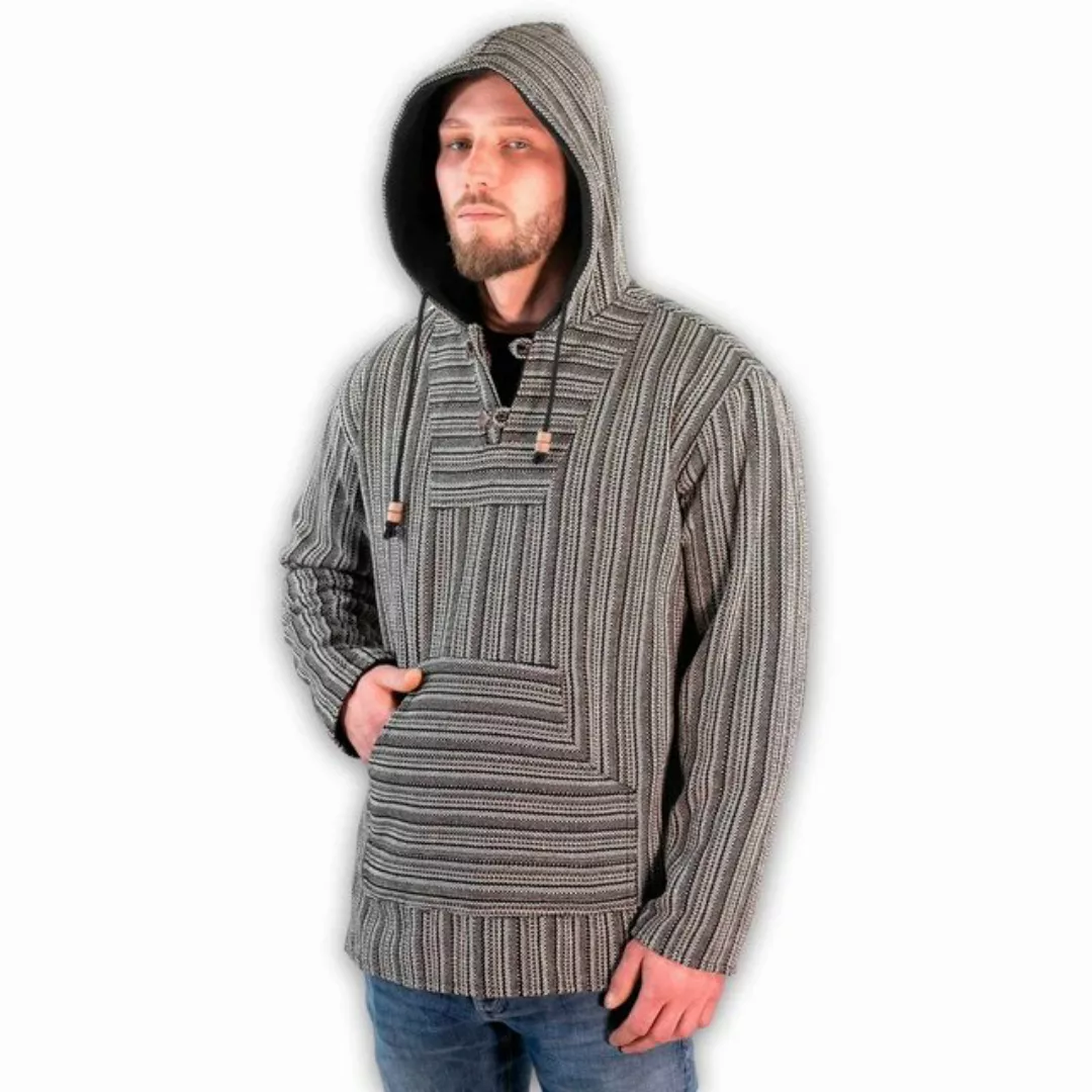 KUNST UND MAGIE Sweatponcho Kapuzenpulli Kapu Baja Jerga Hoodie mit Kapuze günstig online kaufen