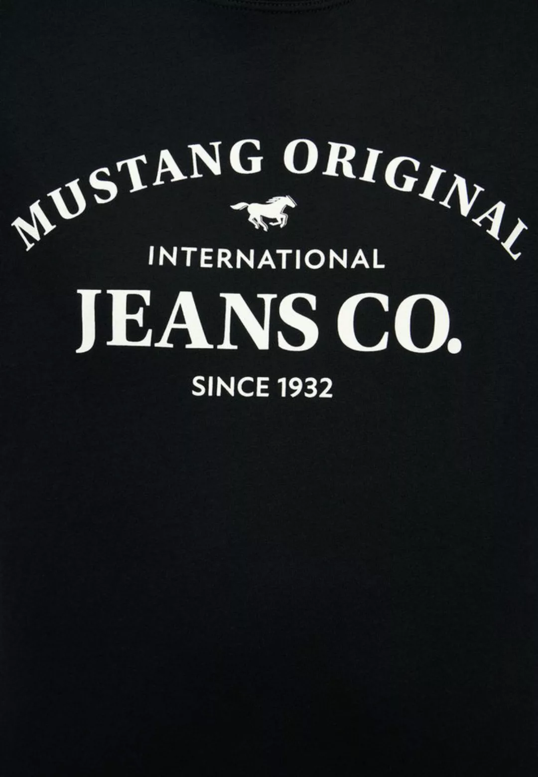 MUSTANG Kurzarmshirt T-Shirt günstig online kaufen