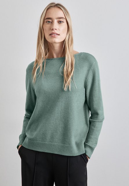 STREET ONE Strickpullover, mit U-Boot-Ausschnitt günstig online kaufen