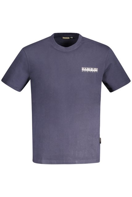 Napapijri T-Shirt Herren Kurzarm T-Shirt Blau - Regular Fit günstig online kaufen