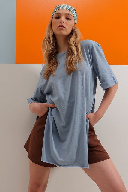 Jumeon T-Shirt ALCBLV, Hellblau, Größe s damen, 100% BAUMWOLLE günstig online kaufen