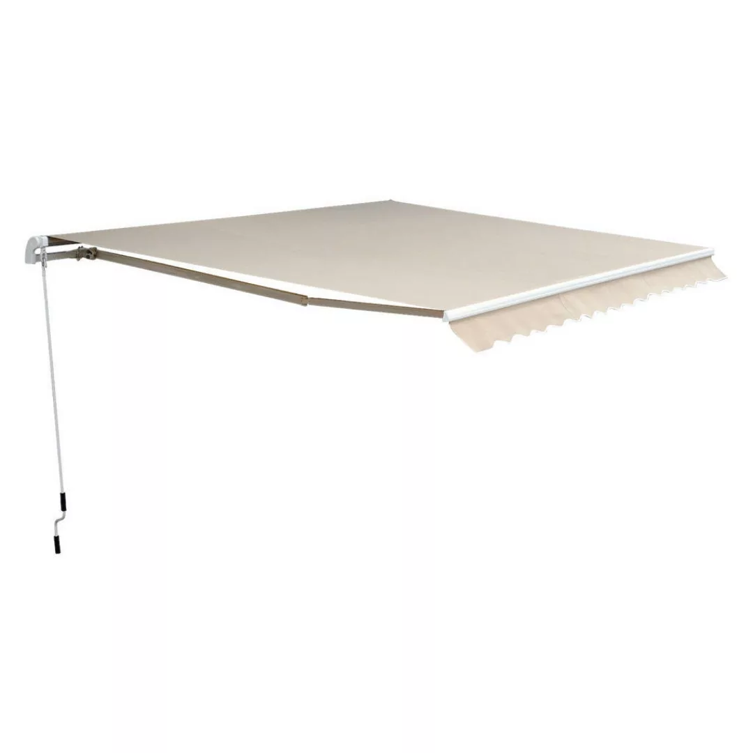 Alu-Gelenkarmmarkise creme B/H/L: ca. 450x0,3x300 cm günstig online kaufen