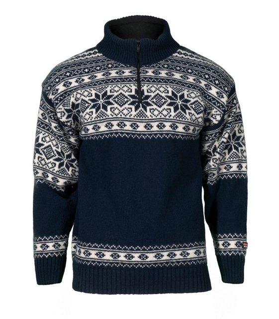 Bråtens Wollpullover Wollpullover Schneestern Norwegerpullover - Farbe dunk günstig online kaufen