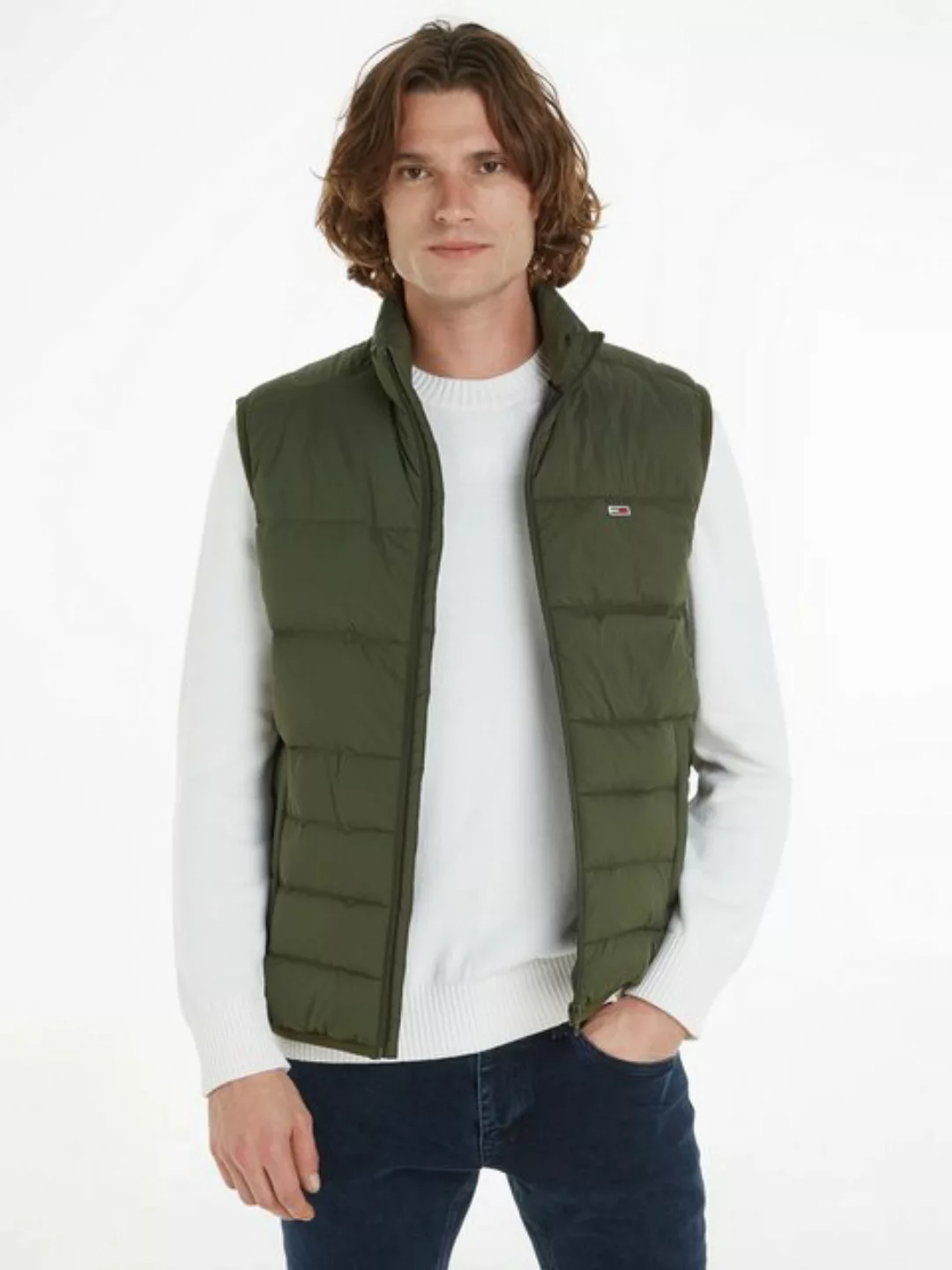 Tommy Jeans Steppweste "TJM LIGHT DOWN VEST", mit Logostickerei günstig online kaufen