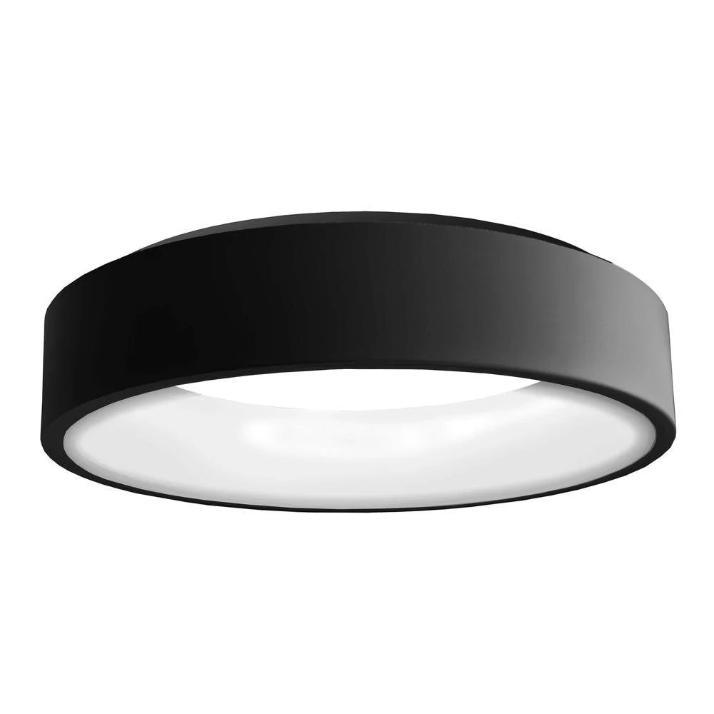 LED Deckenleuchte Sculptoris 600 in Schwarz 42W 3100lm günstig online kaufen