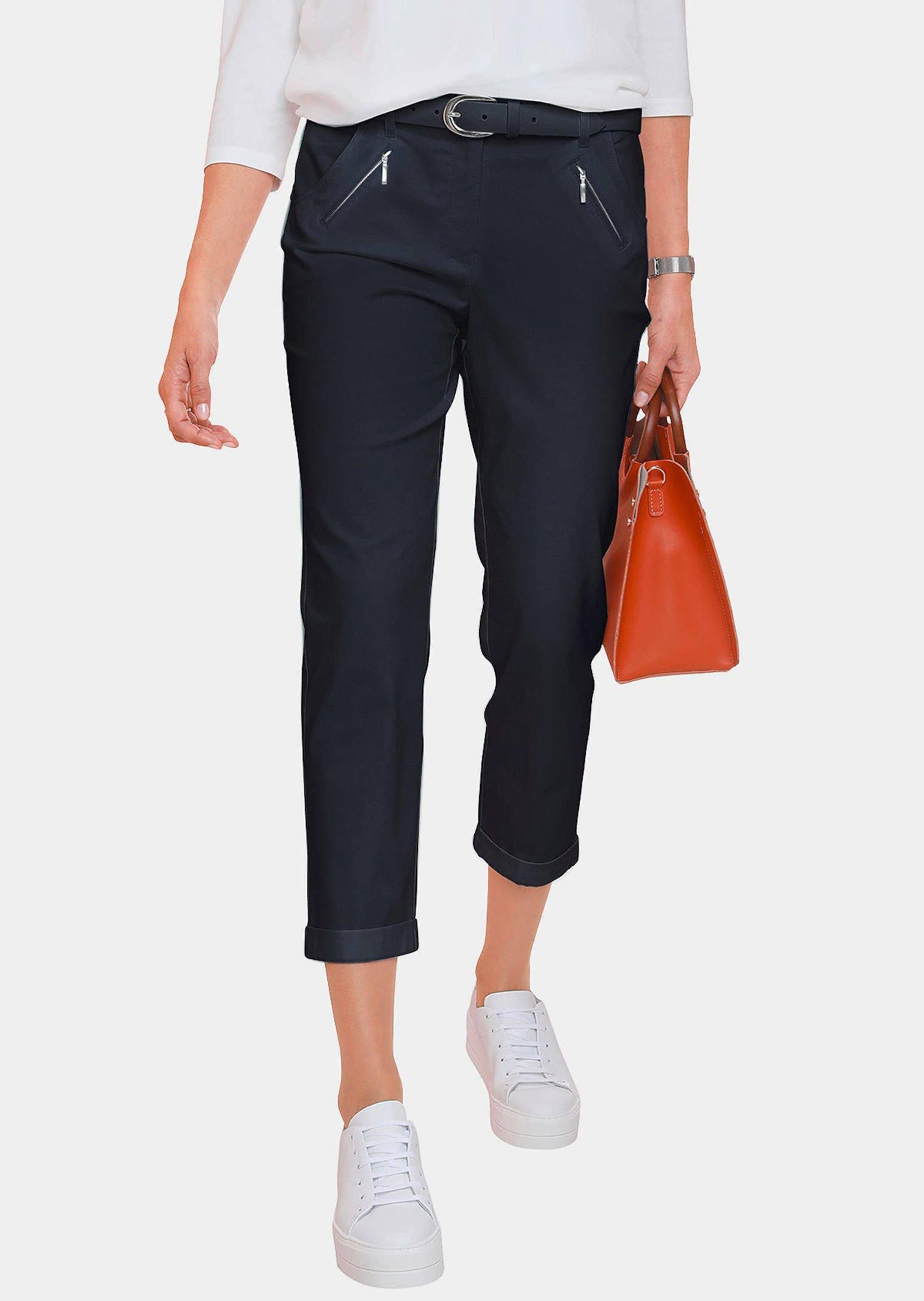 GOLDNER 7/8-Caprijeans Lässige Chinohose mit weichem günstig online kaufen