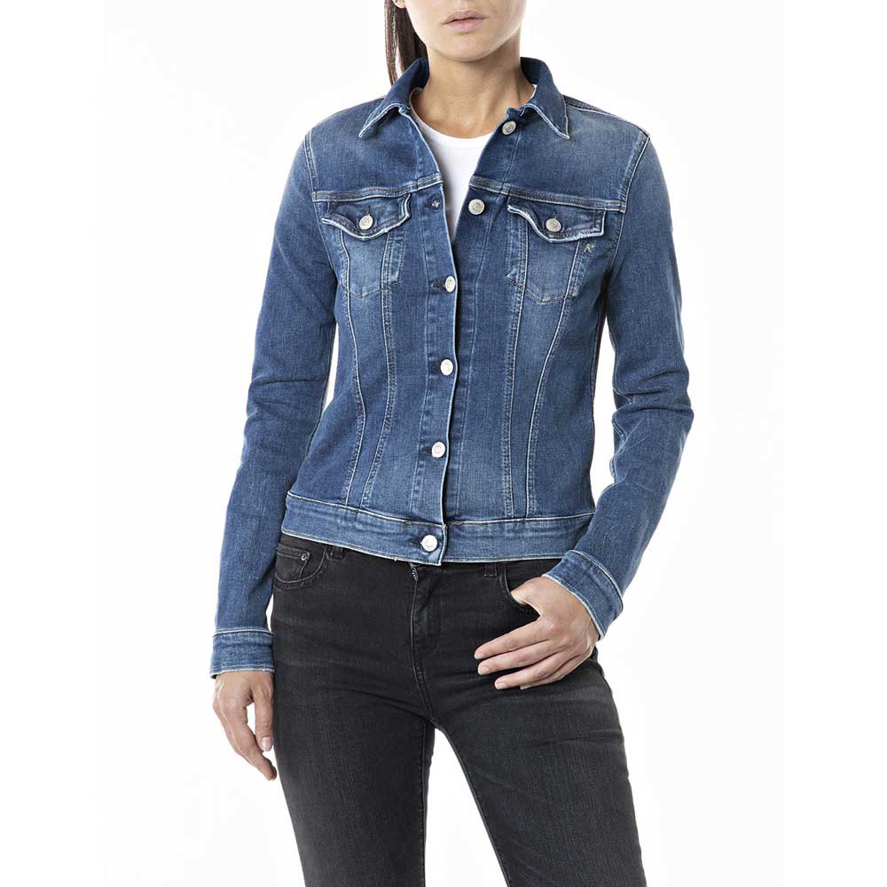 Replay Wa7651.000.69d817.009 Jacke L Medium Blue günstig online kaufen