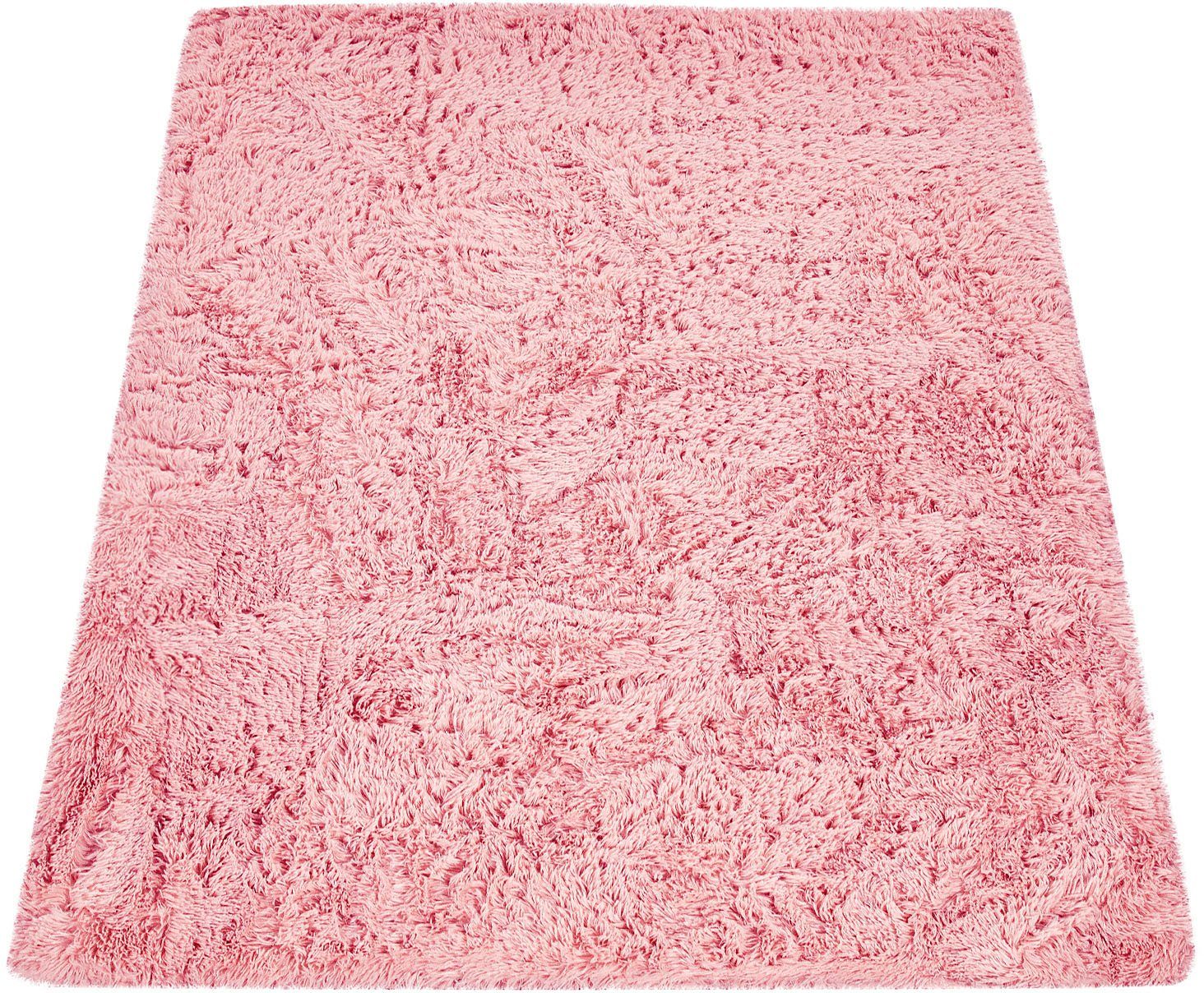 Paco Home Hochflor-Teppich Silky 591, rechteckig, günstig online kaufen