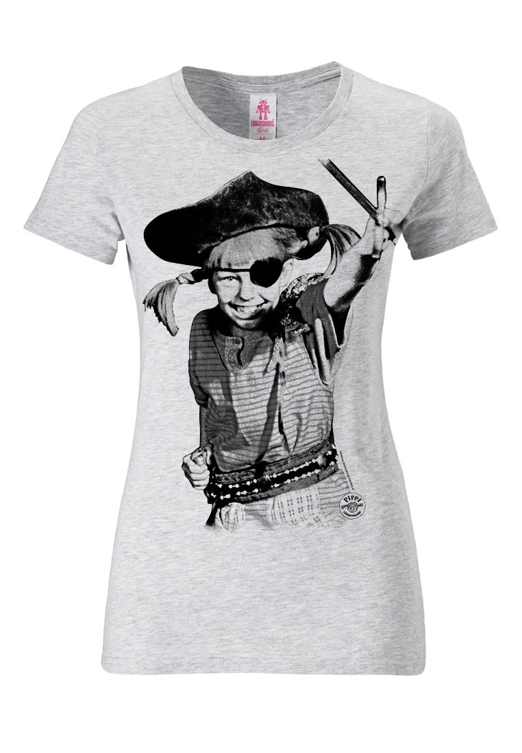 LOGOSHIRT T-Shirt "Pippi Langstrumpf - Pirat", mit niedlichem Print günstig online kaufen