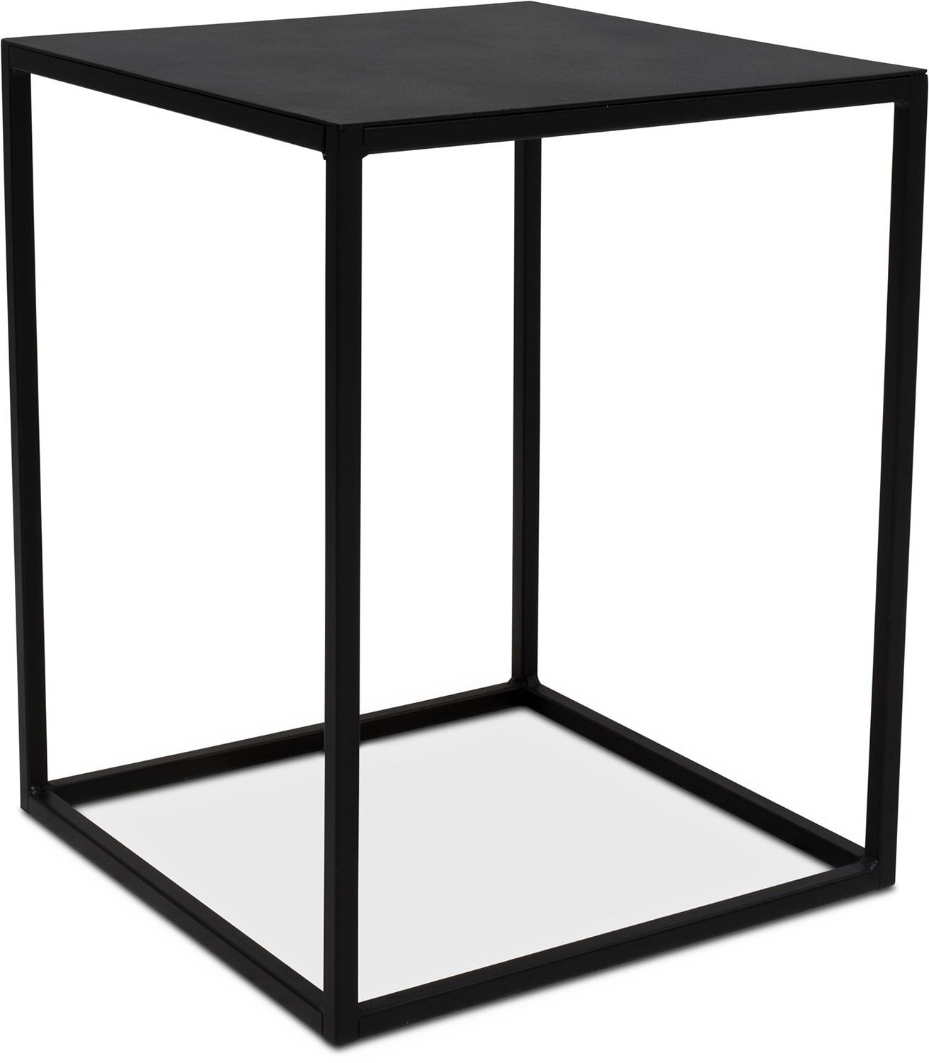 Stage Blumensäule Metall 40 x 40 cm Höhe 50 cm schwarz matt günstig online kaufen