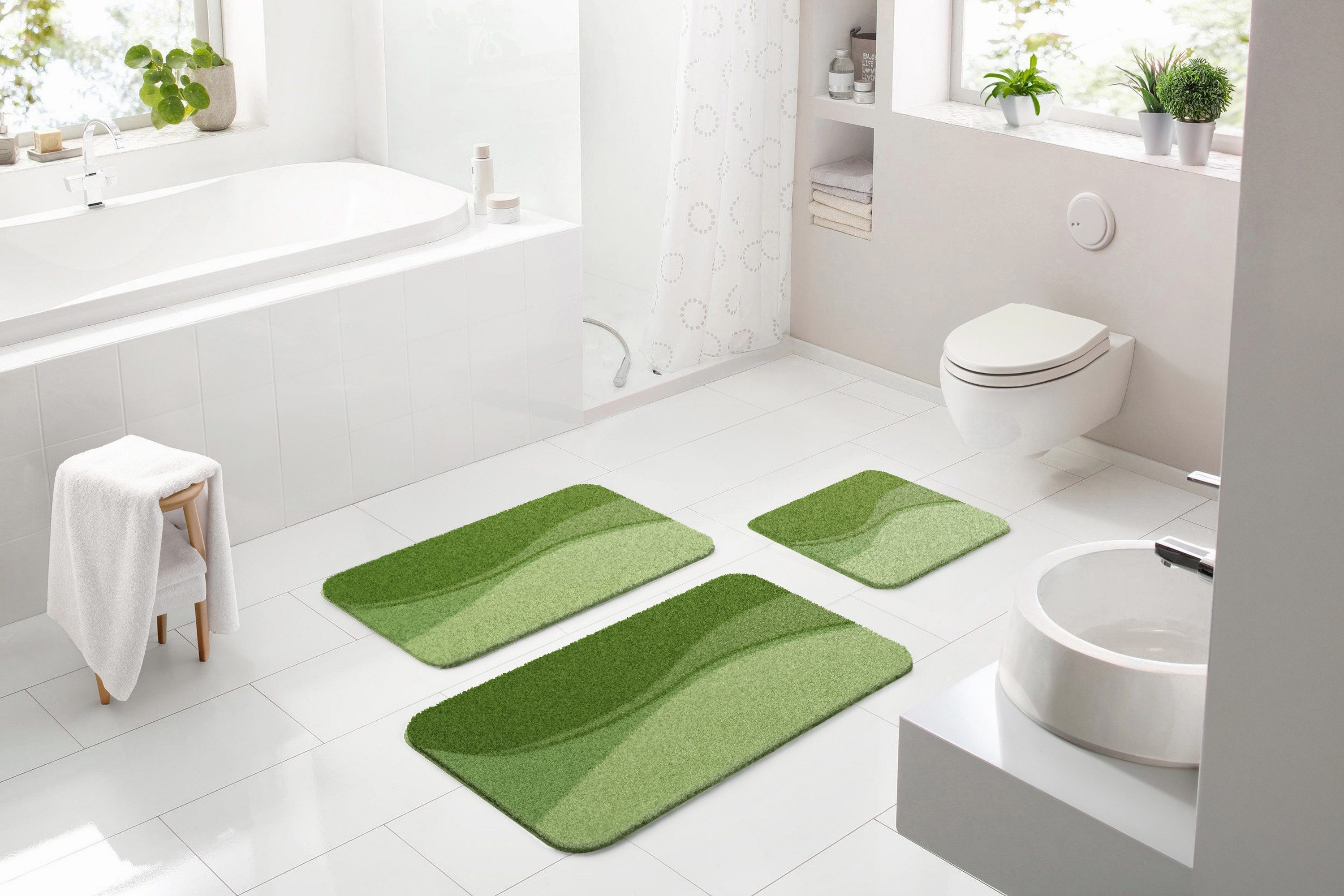 Linea Due Badematte Merkur, Höhe 18 günstig online kaufen