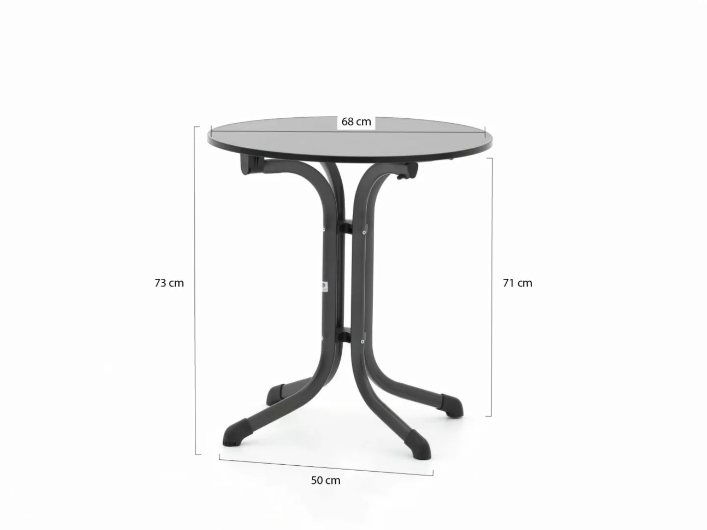 Sieger Klapptisch Quadratisch Grau/Eisengrau 95 cm x 165 cm günstig online kaufen
