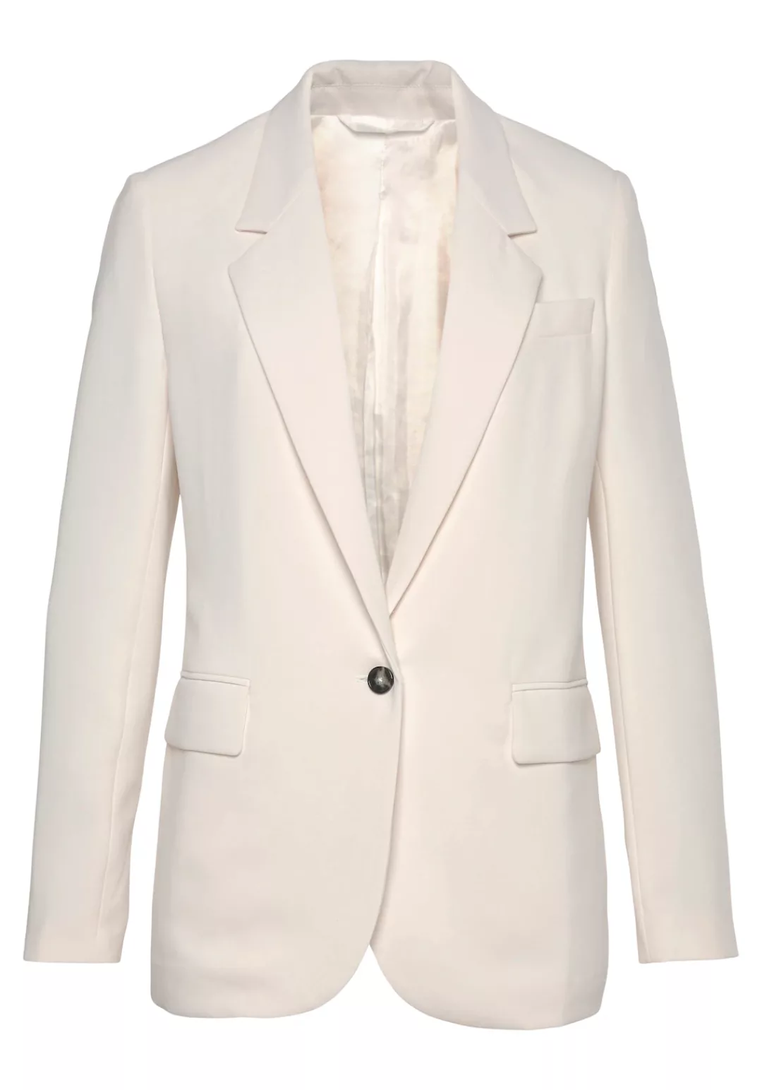 LASCANA Longblazer mit Reverskragen und Schlitz hinten, Damenblazer, elegan günstig online kaufen