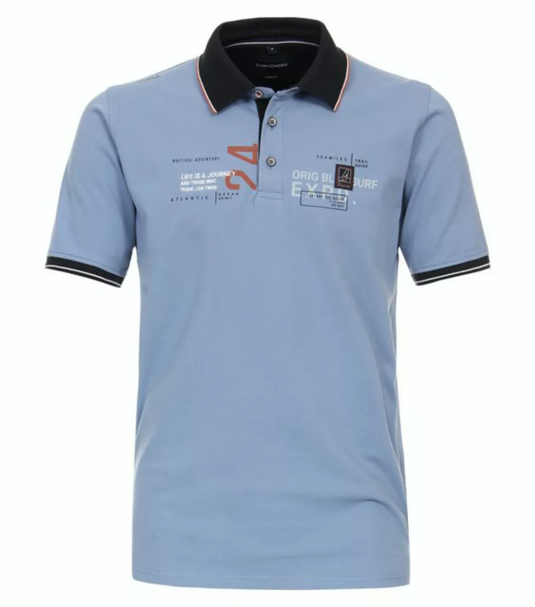 CASA MODA Poloshirt mit Kontrastdetails günstig online kaufen